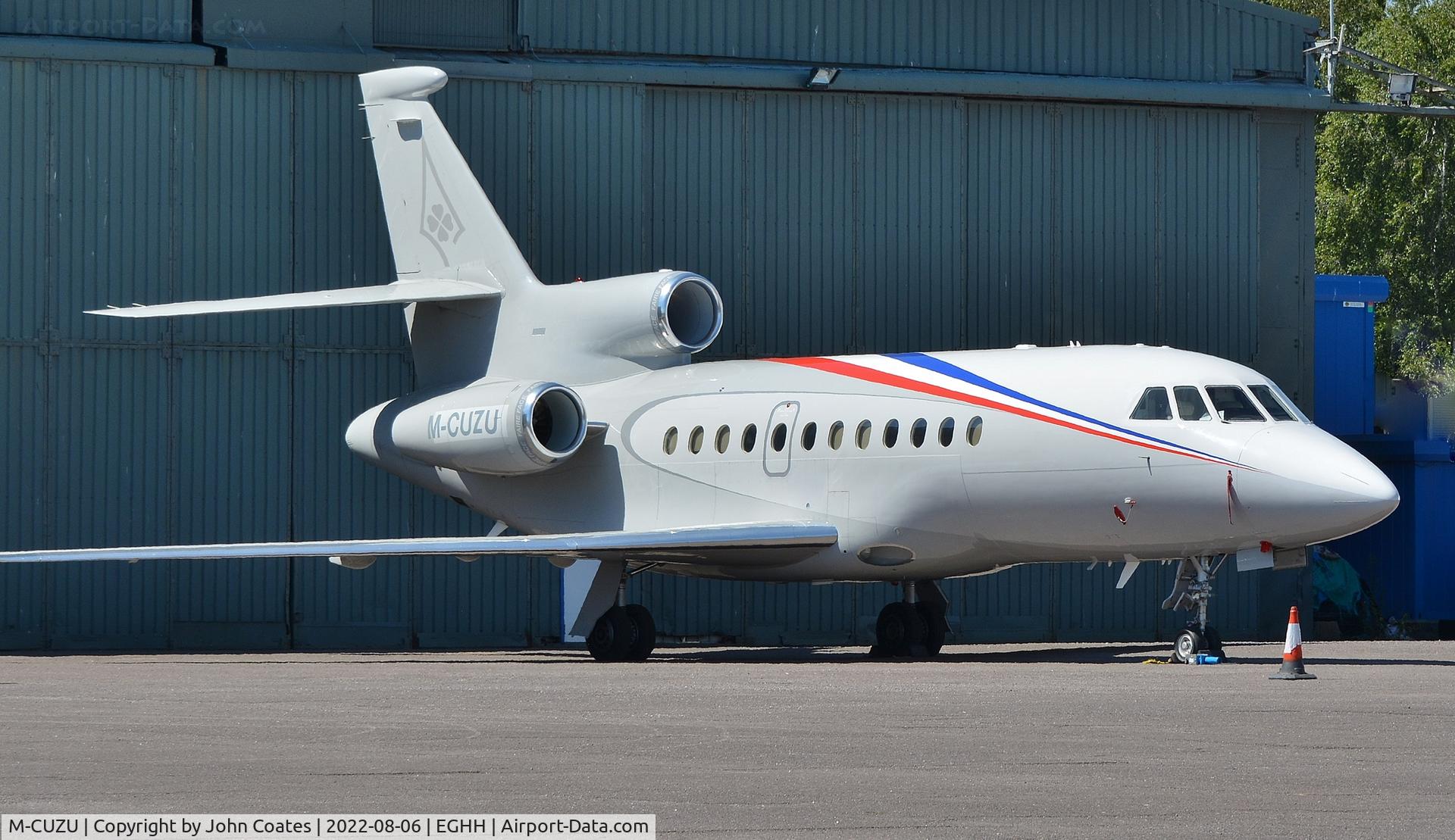 M-CUZU, 2001 Dassault Falcon 900EX C/N 95, Parked at Thurston Avn.