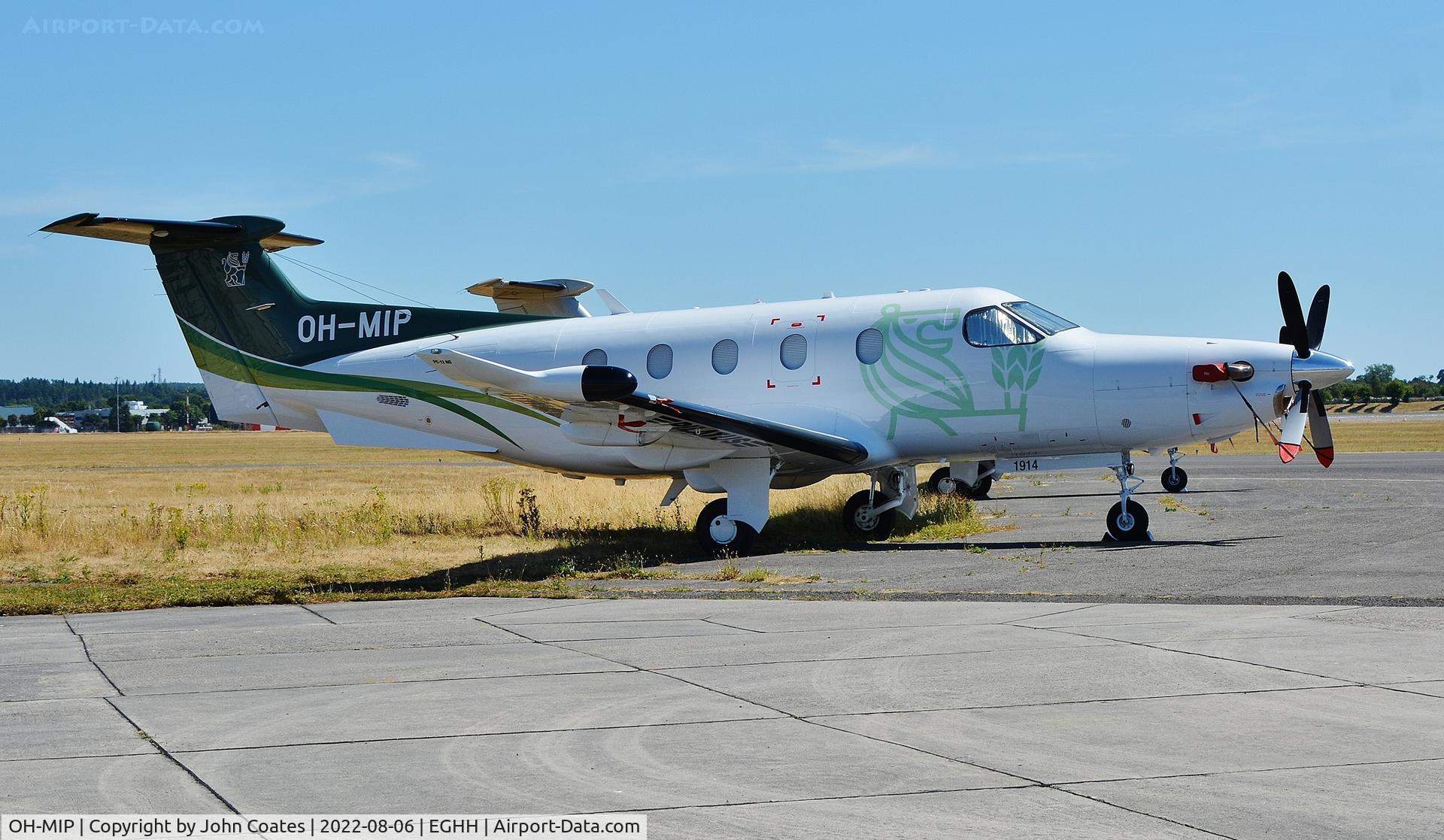 OH-MIP, 2019 Pilatus PC-12/47E C/N 1914, Parked at BAS
