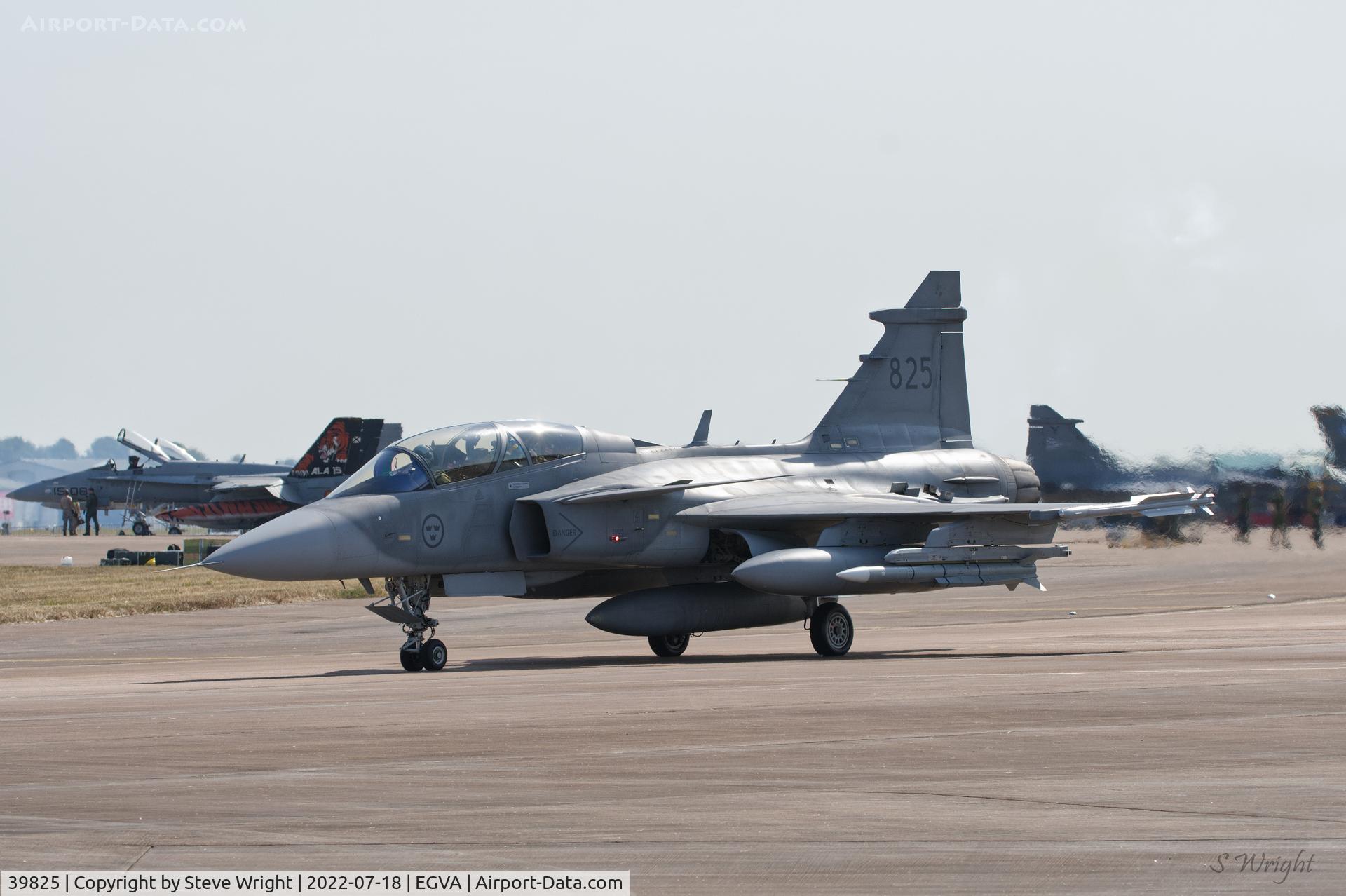39825, Saab JAS-39D Gripen C/N 39825, Royal International Air Tattoo, RAF Fairford UK