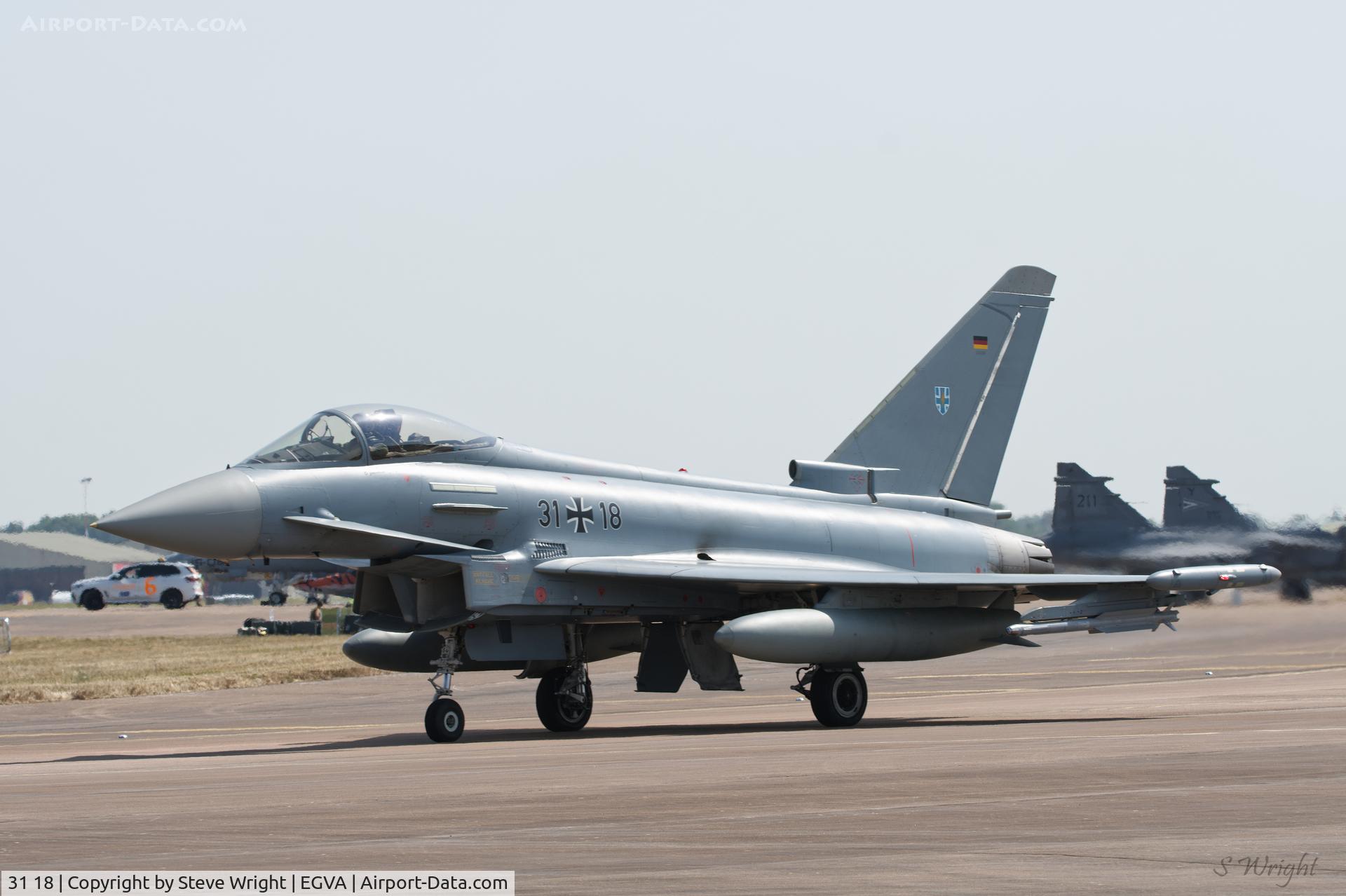 31 18, Eurofighter EF-2000 Typhoon S C/N AS011, Royal International Air Tattoo, RAF Fairford UK