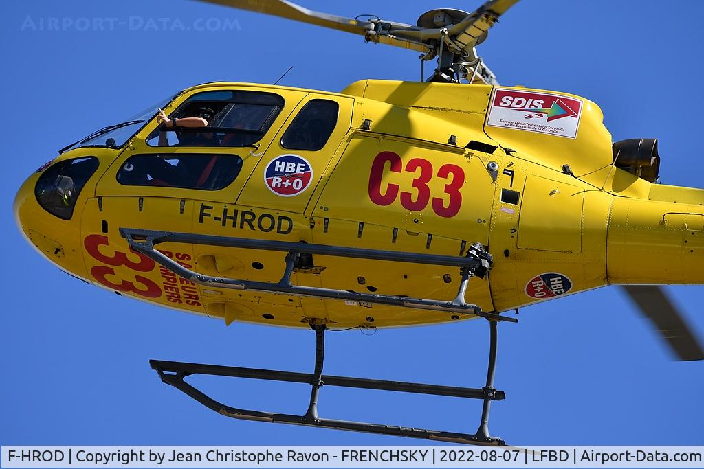 F-HROD, Aerospatiale AS-350B Ecureuil C/N 9080, CHARLIE 33