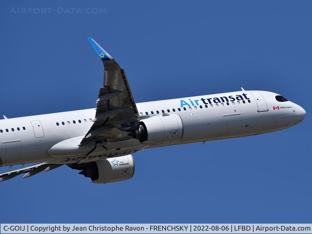 C-GOIJ, 2019 Airbus A321-271NX C/N 9278, AIR TRANSAT TS515 take off runway 05 to Montréal YUL