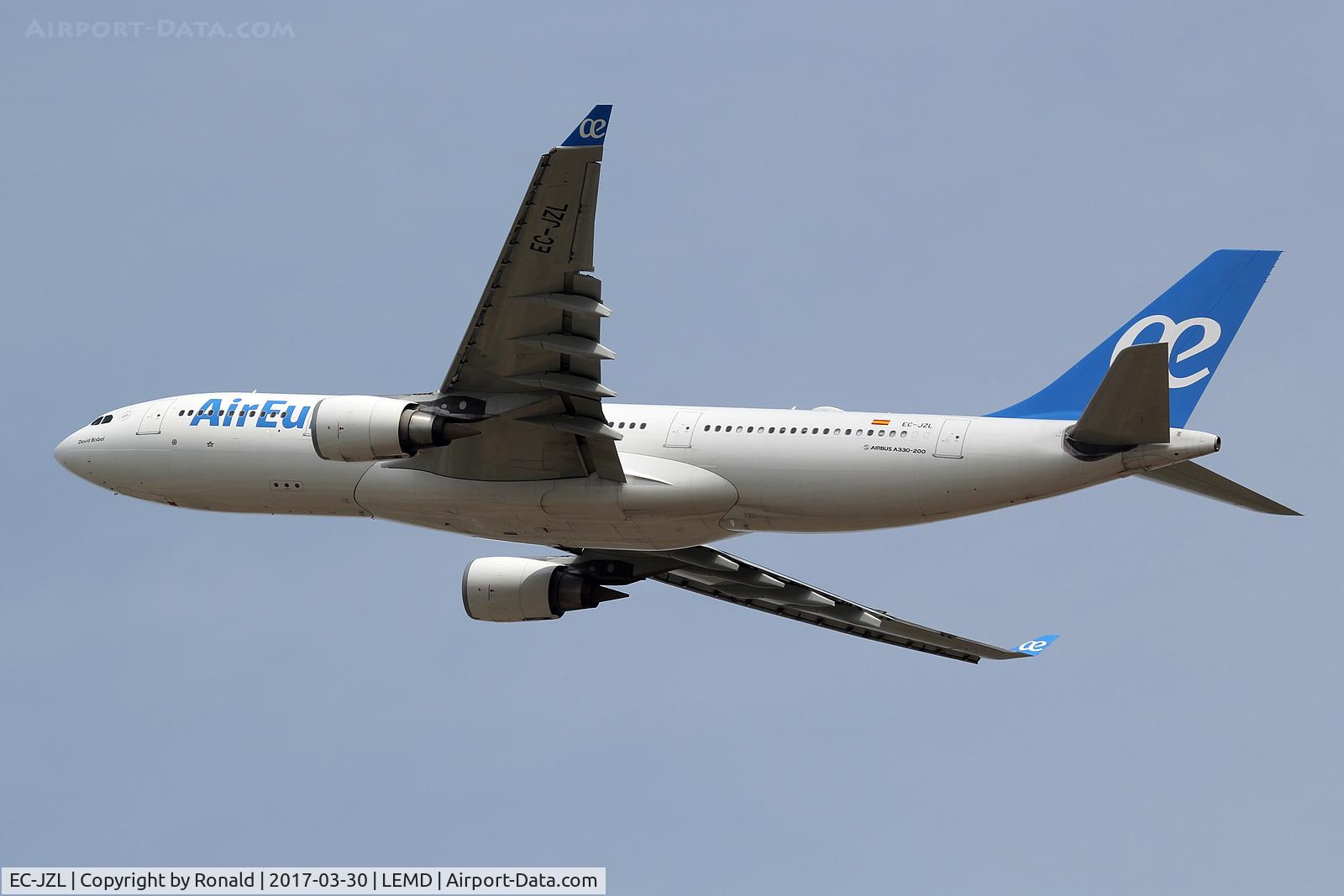 EC-JZL, 2007 Airbus A330-202 C/N 814, at mad