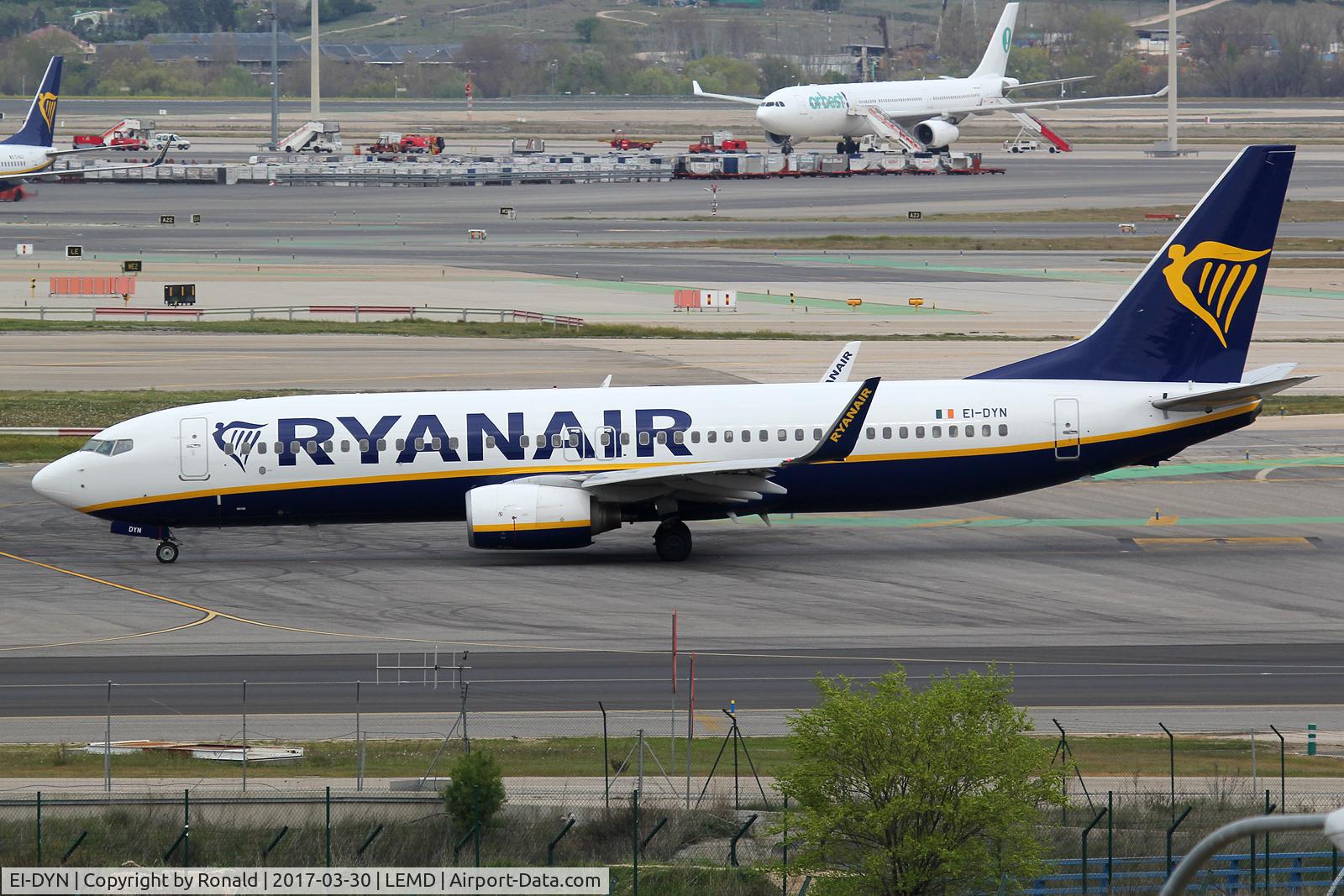 EI-DYN, 2008 Boeing 737-8AS C/N 36576, at mad