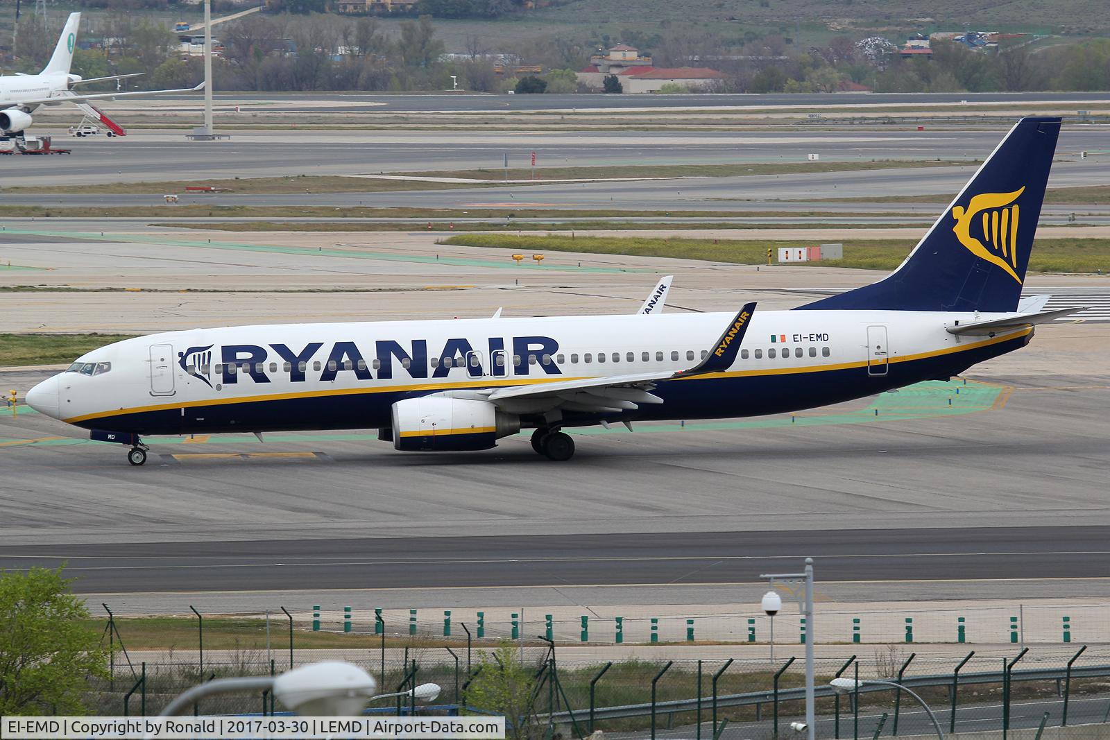 EI-EMD, 2010 Boeing 737-8AS C/N 38509, at mad