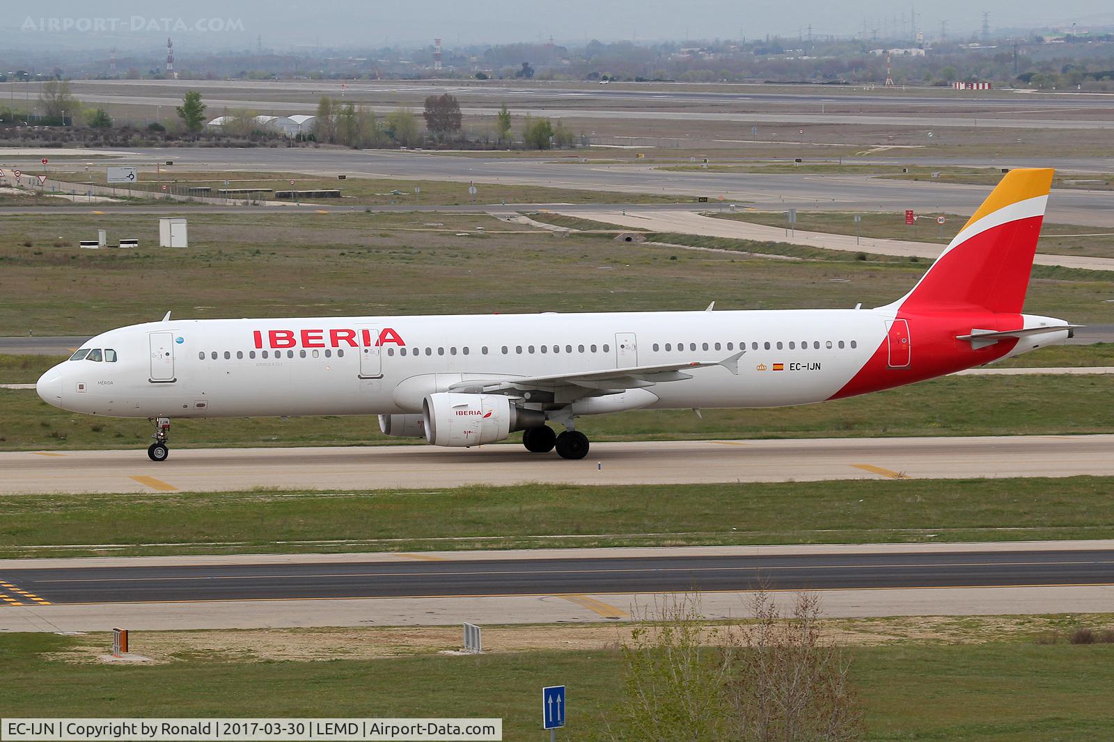 EC-IJN, 2002 Airbus A321-211 C/N 1836, at mad