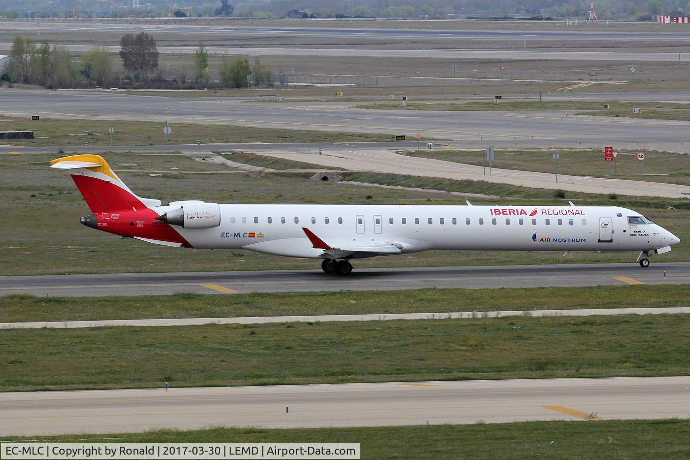 EC-MLC, 2016 Bombardier CRJ-1000ER NG (CL-600-2E25) C/N 19048, at mad