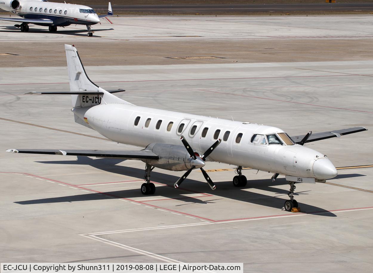 EC-JCU, 1987 Fairchild SA-227AC Metro III C/N AC-679B, Parked...