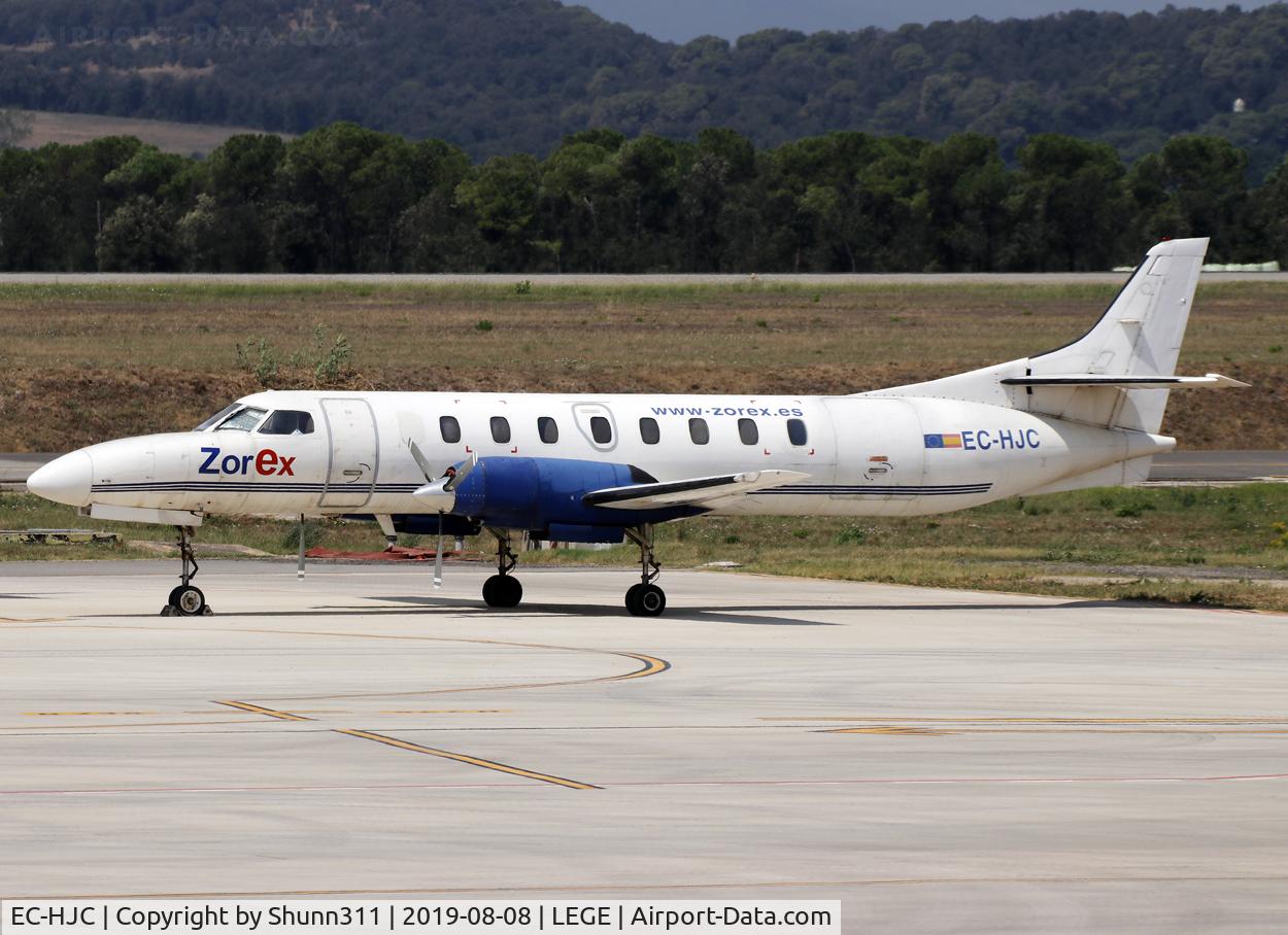 EC-HJC, 1979 Swearingen SA-226TC Metro II C/N TC-318, Parked...