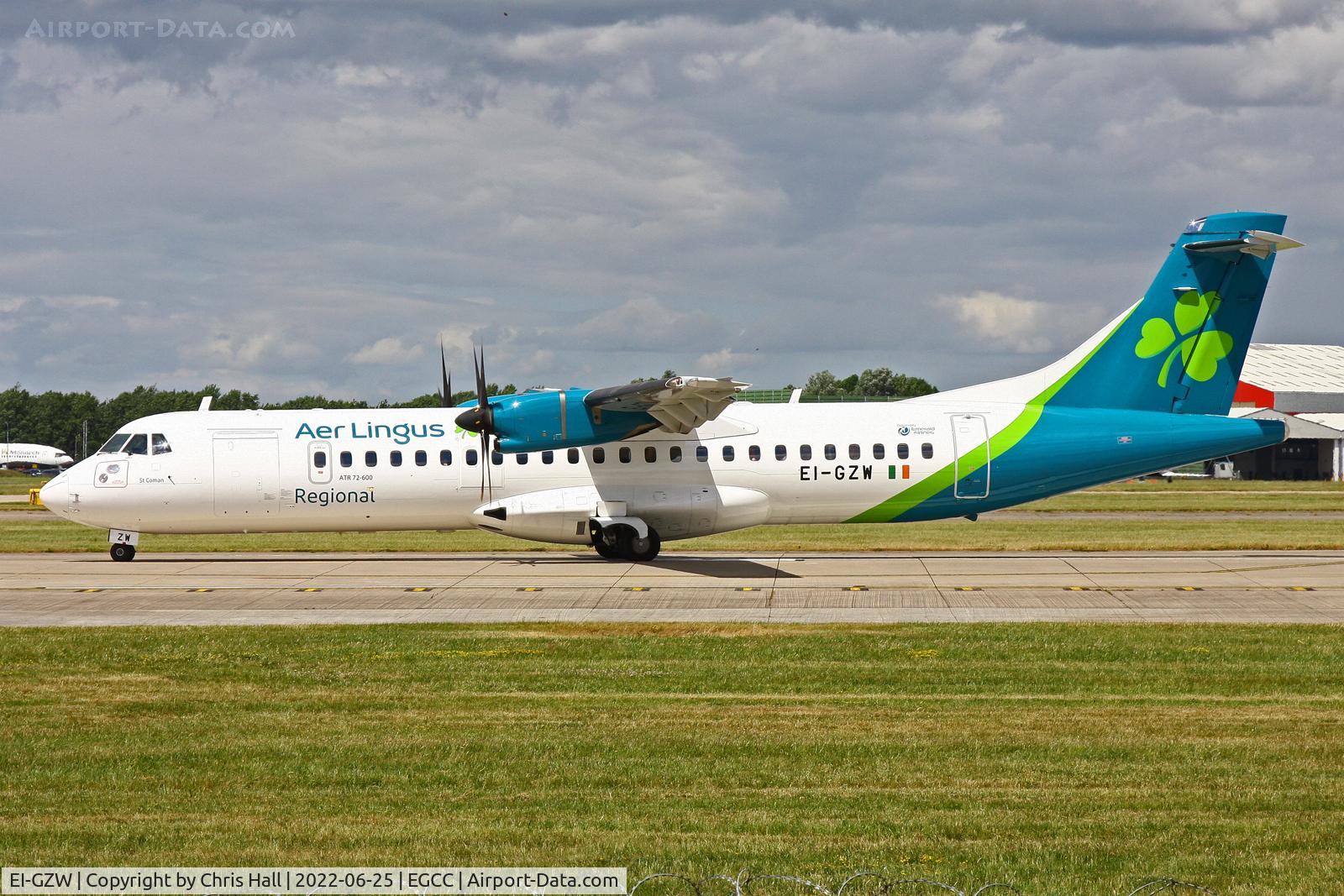 EI-GZW, 2017 ATR 72-600 C/N 1464, Air Lingus Regional operated by Emerald Airlines