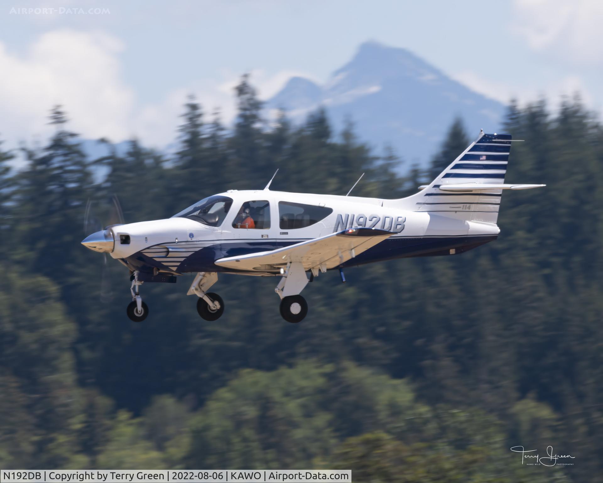 N192DB, 1976 Rockwell International 114 Commander C/N 14021, KAWO