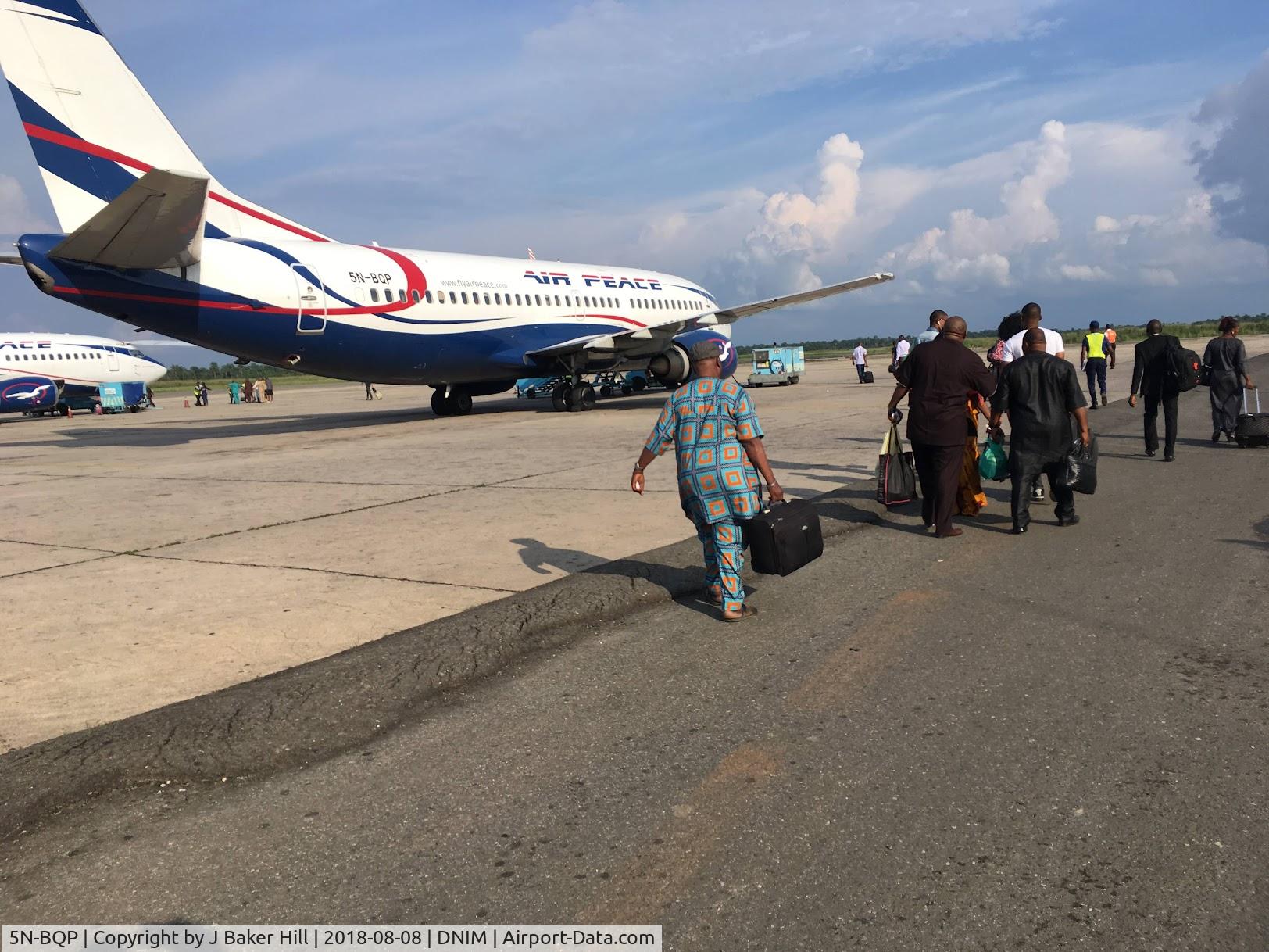 5N-BQP, 1997 Boeing 737-33R C/N 28870, Arik Air 737 in Owerri, 2018