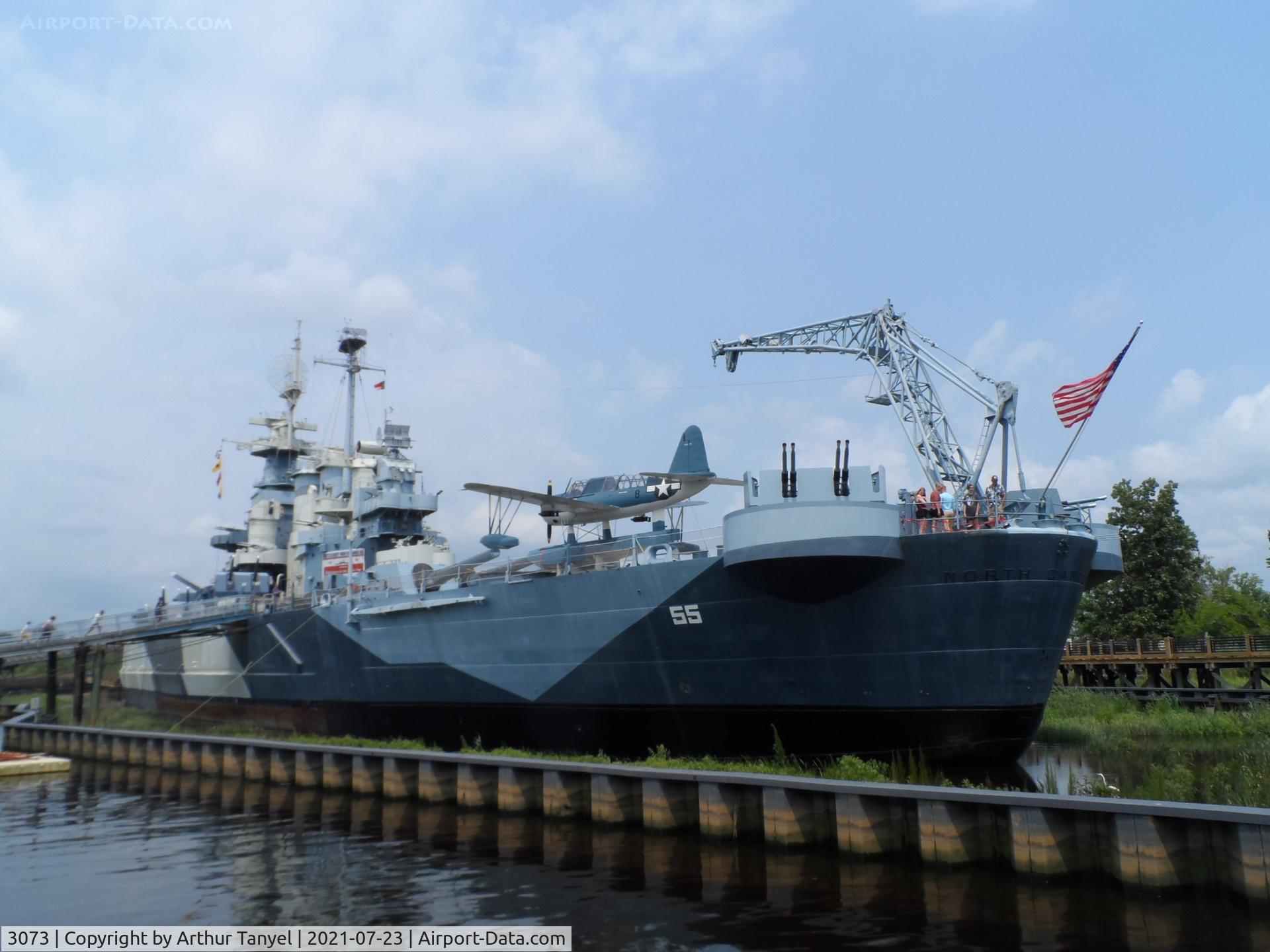 3073, 1941 Vought OS2U-3 Kingfisher C/N Not found 3073, On display on the USS North Carolina