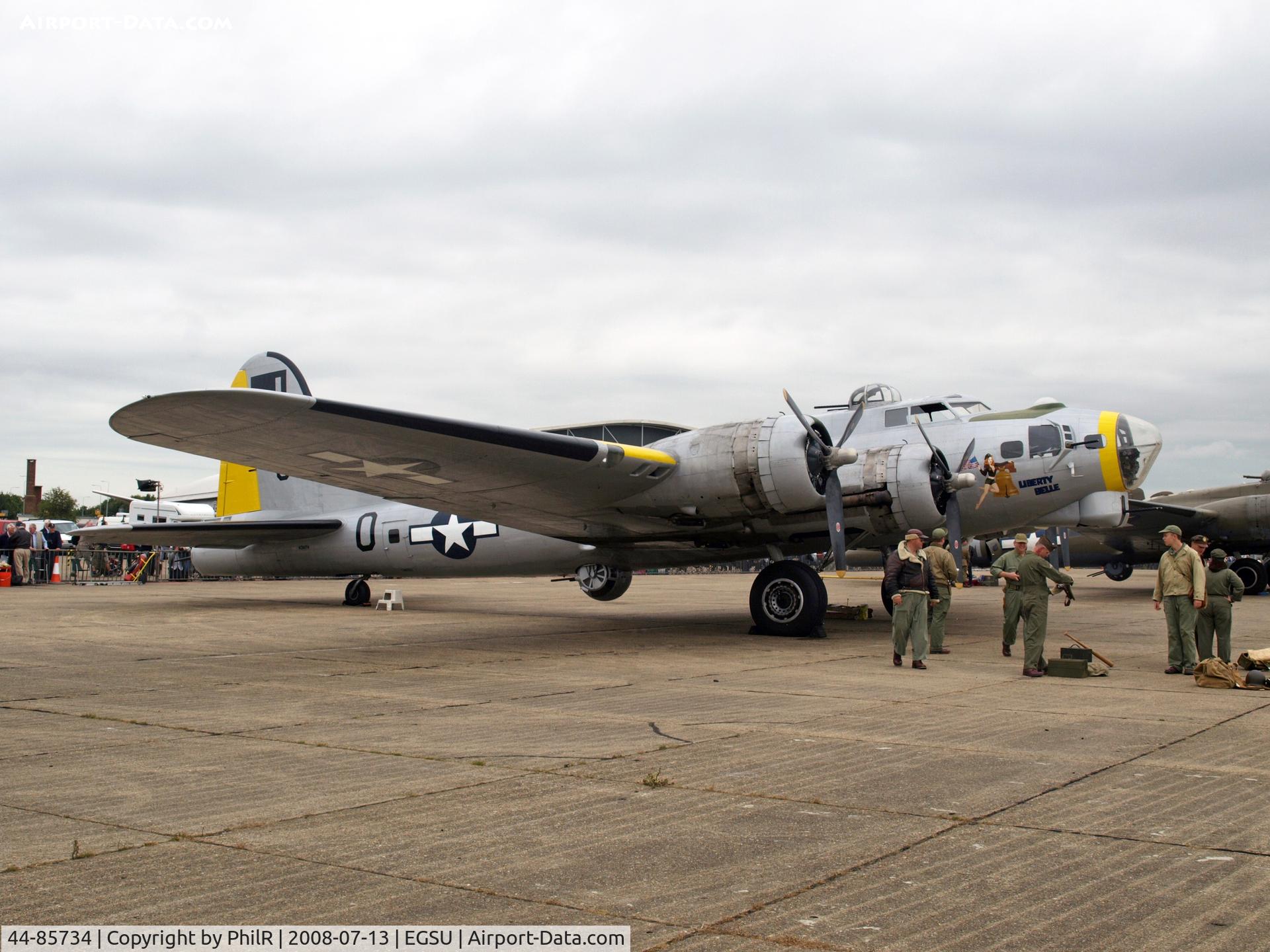 44-85734, 1944 Boeing B-17G Flying Fortress C/N Not found 44-85734, Boeing B-17G Flying Fortress 44-85734 'Liberty Belle  42-97849' at Flying Legends Duxford