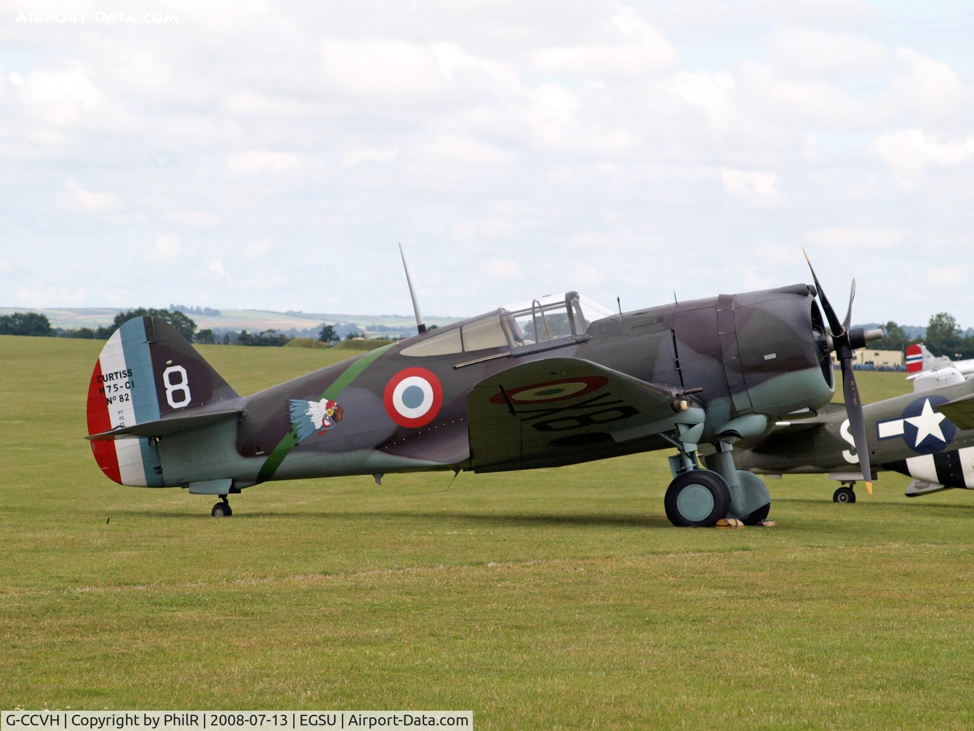 G-CCVH, 1939 Curtiss H-75A-1 C/N 12881, Curtis H-75A-1 '82' at Flying Legends Duxford