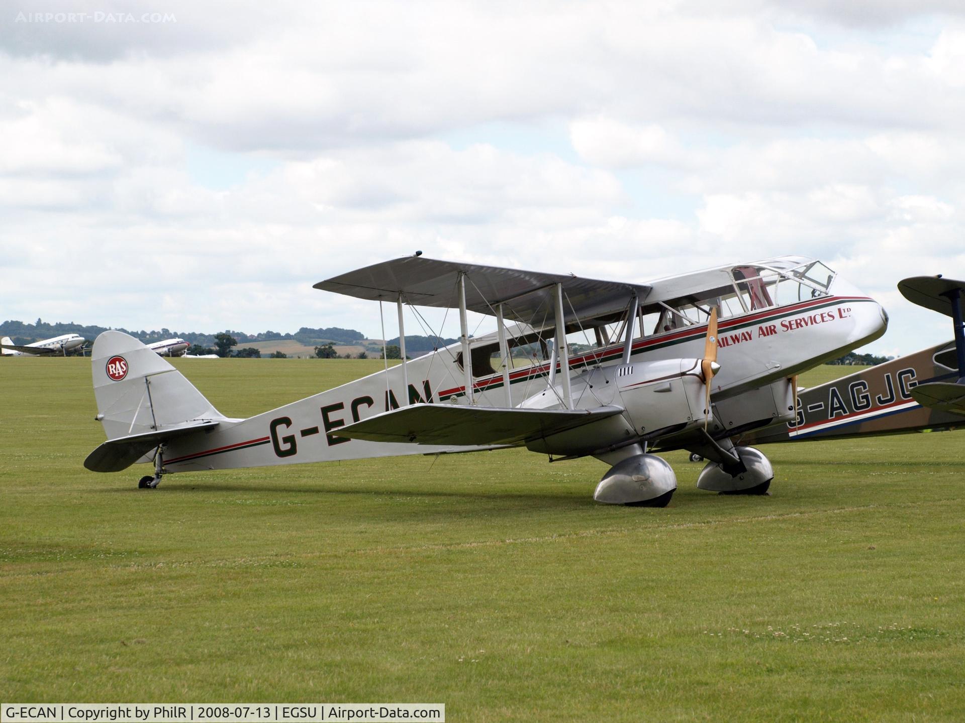G-ECAN, 1943 De Havilland Australia DH-84 Dragon 3 C/N DHA2048, 1943 DH 84 Dragon 3 G-ECAN at Flying Legends Duxford