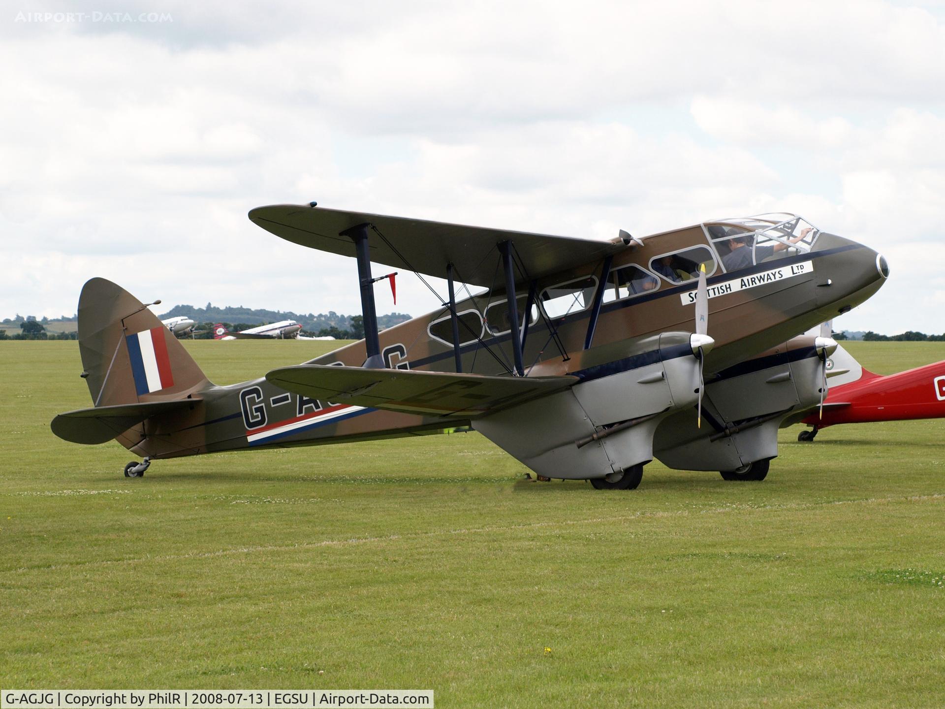 G-AGJG, 1941 De Havilland DH-89A Dominie/Dragon Rapide C/N 6517, 1941 DH89A Dragon Rapide G-AGJG at Flying Legends Duxford