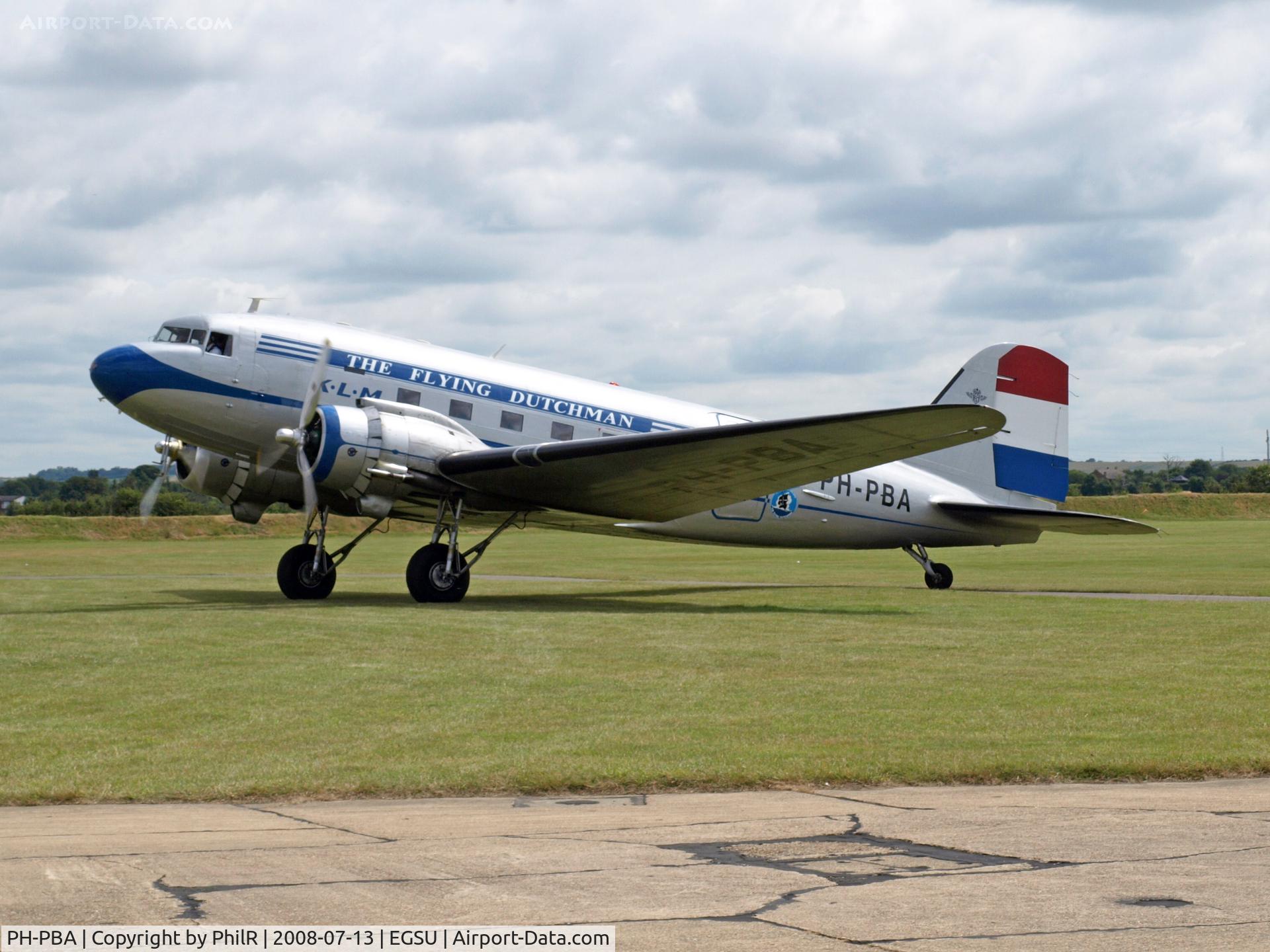 PH-PBA, 1943 Douglas DC-3C-S1C3G (C-47A-75-DL) C/N 19434, 1943 Douglas DC-3C PH-PBA Flying Legends Duxford