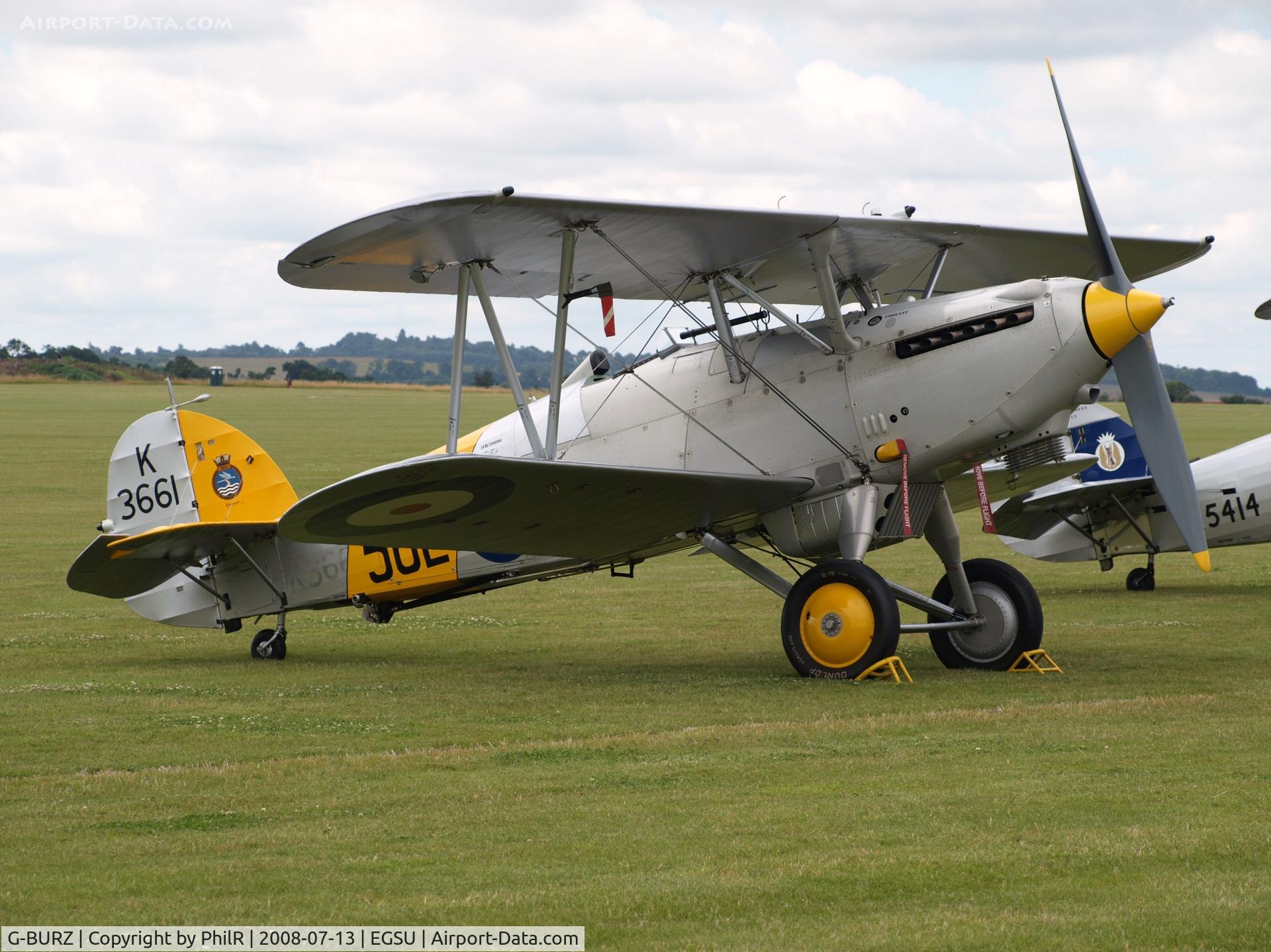 G-BURZ, 1934 Hawker Nimrod II C/N 41H-59890, 1934 Hawker Nimrod II K3661 at Flying Legends Duxford