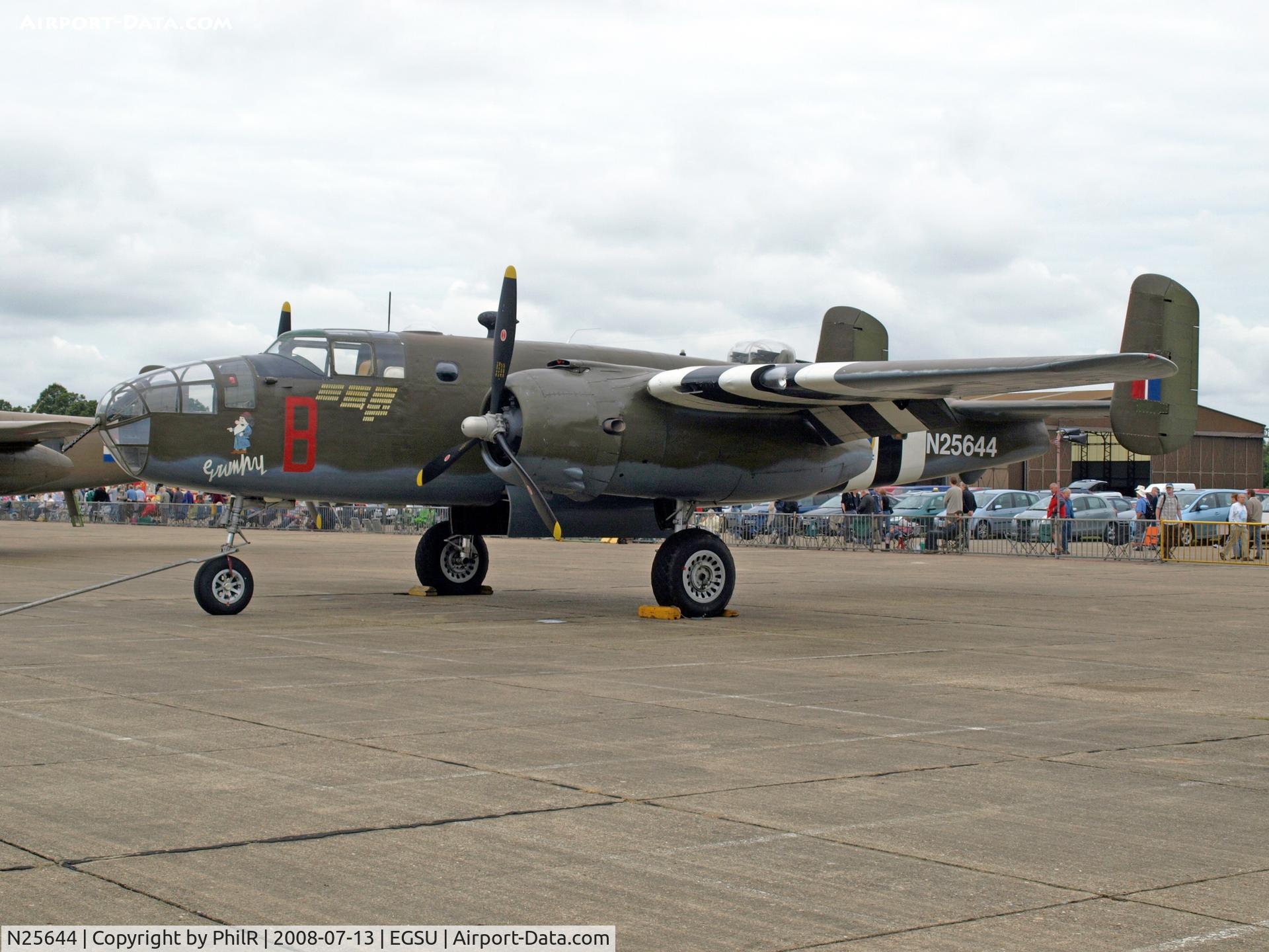 N25644, 1943 North American B-25D Mitchell C/N 100-23644, 1943 North American B-25D Mitchell N25644 at Flying Legends Duxford