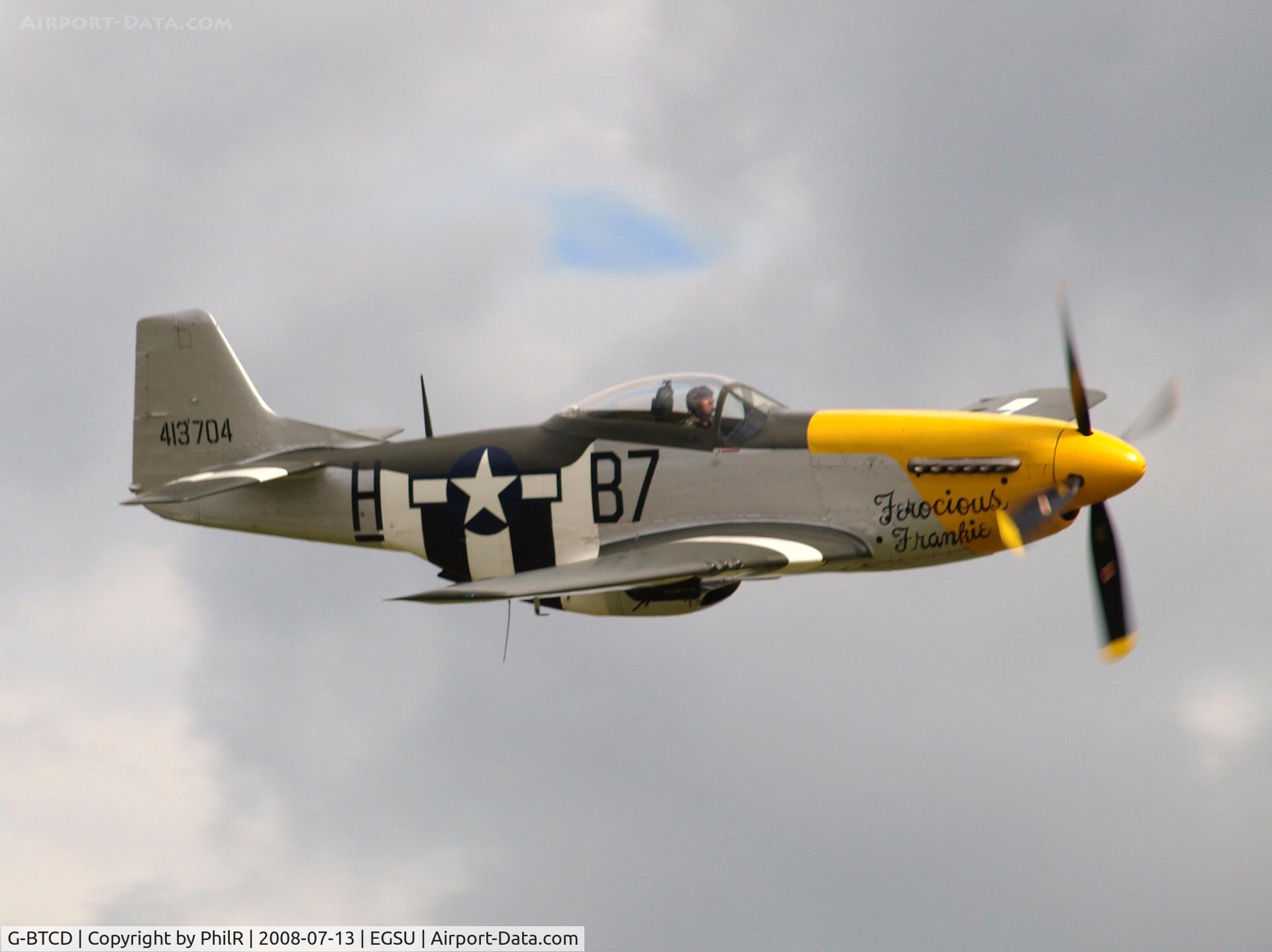 G-BTCD, 1944 North American P-51D Mustang C/N 122-39608, 1944 North American P-51D Mustang 413704 Flying Legends Duxford