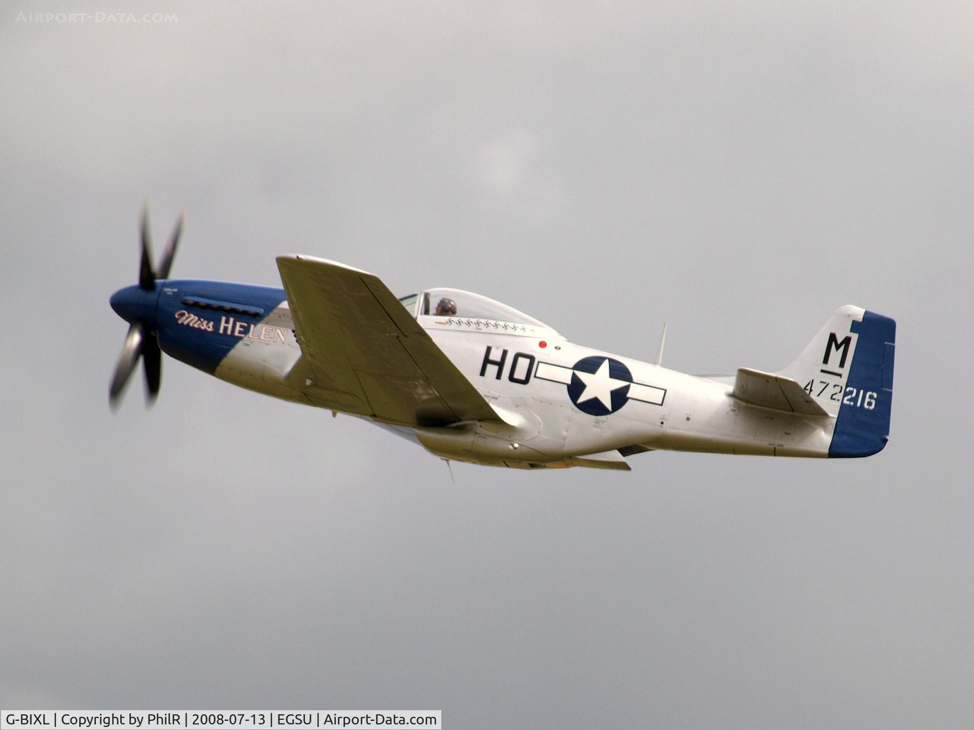 G-BIXL, 1944 North American P-51D Mustang C/N 122-38675, 1944 North American P-51D Mustang 742216 at Flying Legends Duxford