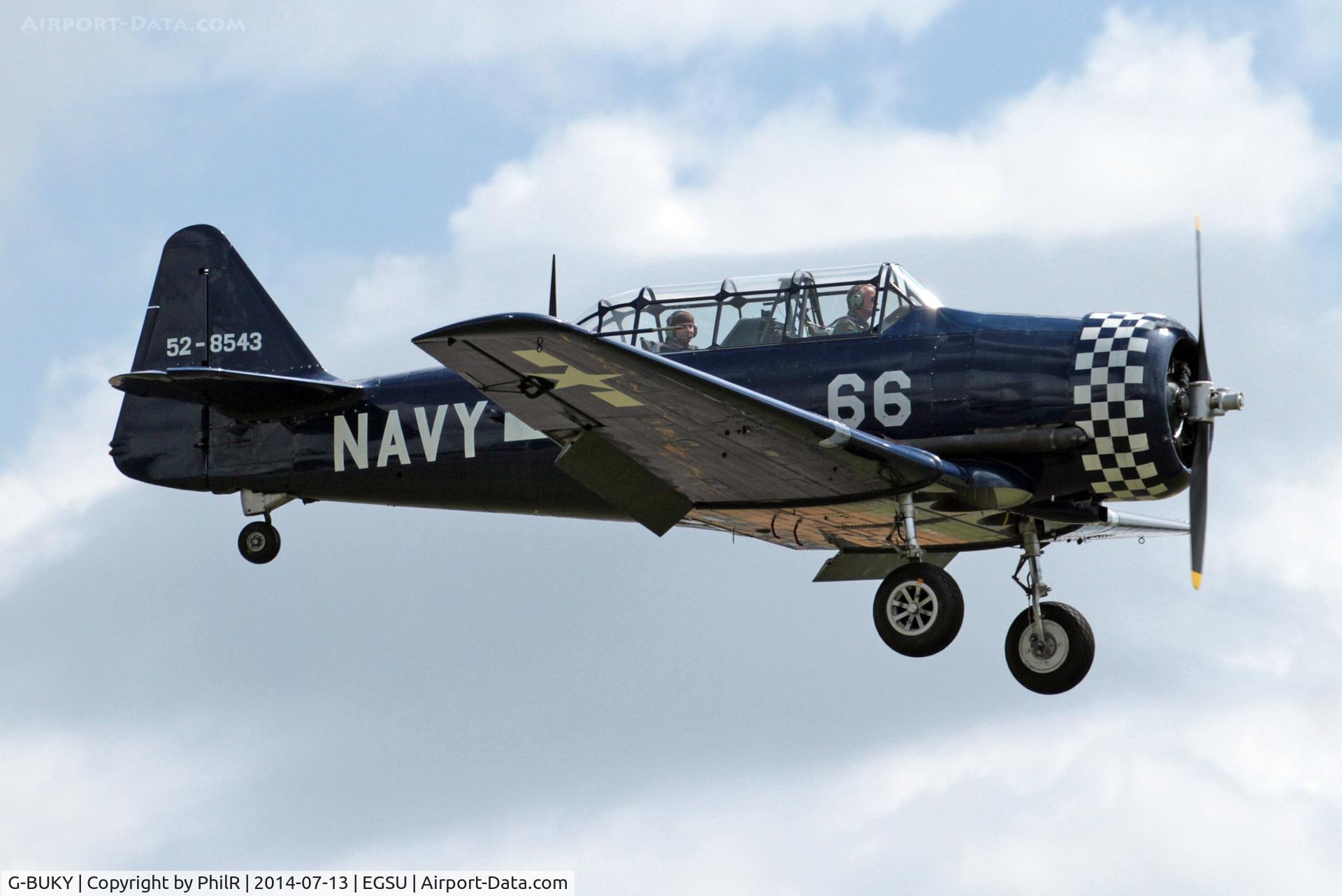 G-BUKY, 1952 Canadian Car & Foundry T-6H Harvard Mk.4M C/N CCF4-464, 52-8543 1953 CCF T-6H Harvard 4M at Flying Legends Duxford