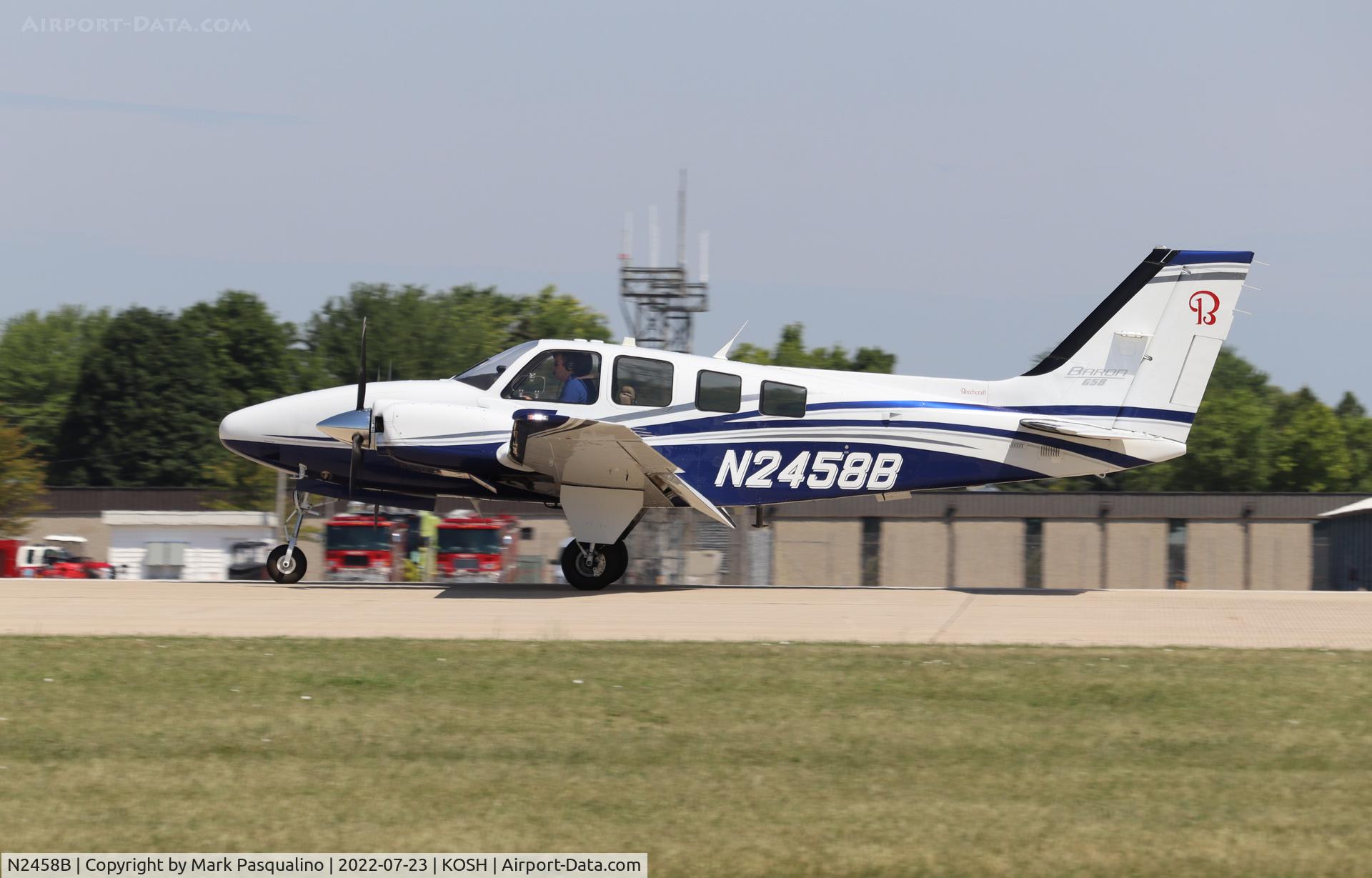 N2458B, 2016 Beech G58 C/N TH-2458, Beech G58
