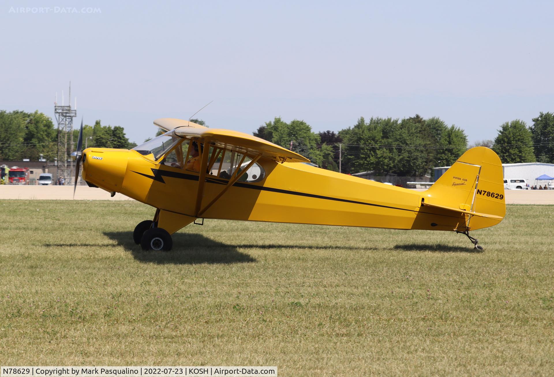 N78629, 1947 Piper PA-11 Cub Special C/N 11-1390, Piper PA-11