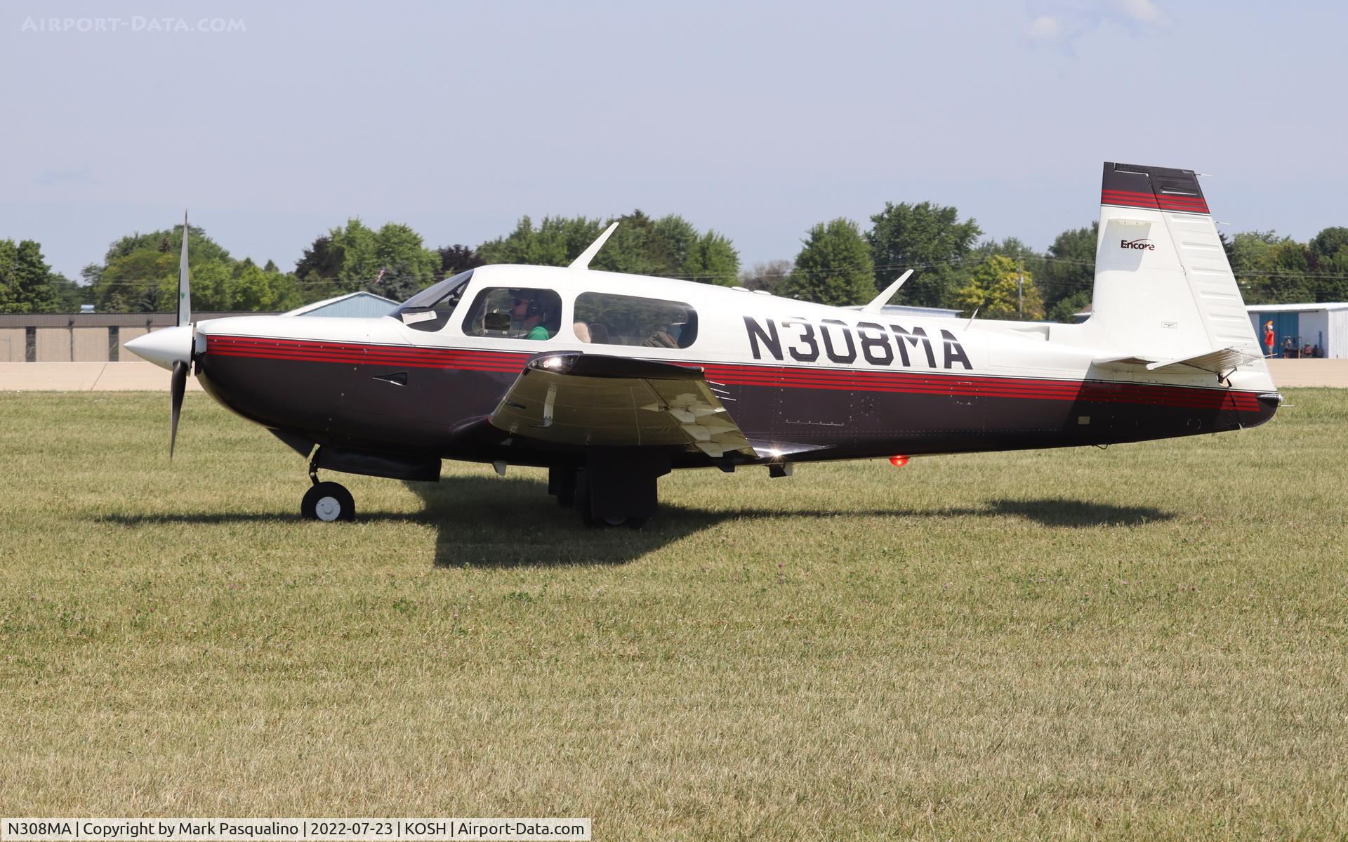 N308MA, 1997 Mooney M20K C/N 25-2008, Mooney M20K