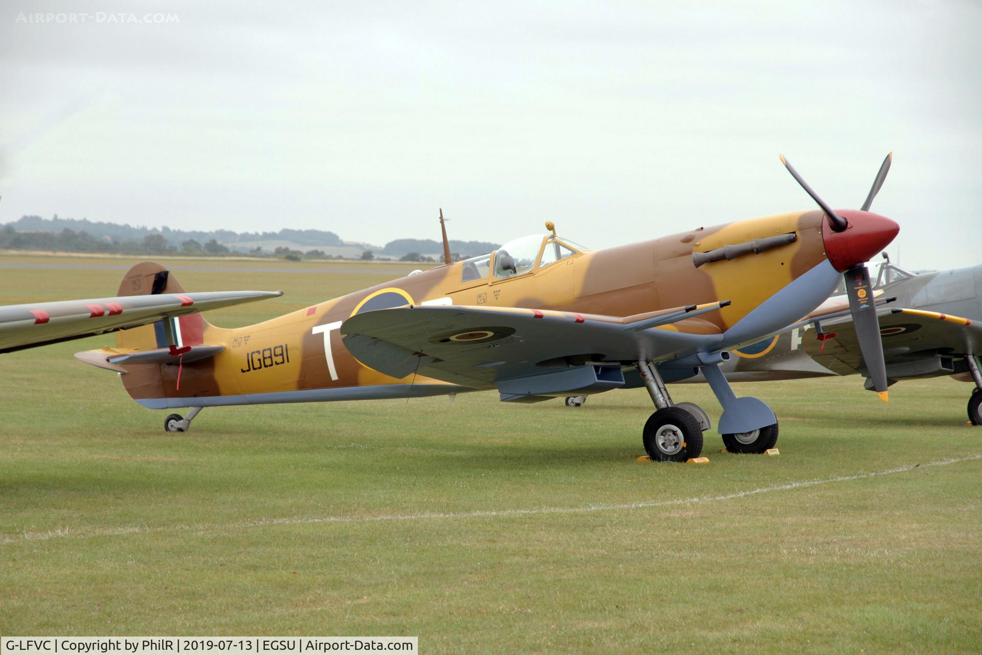 G-LFVC, 1943 Supermarine 349 Spitfire LF.Vc C/N CBAF.2405, JG891 (A58-178, G-LFVC) 1943 VS Spitfire LF VC  Duxford