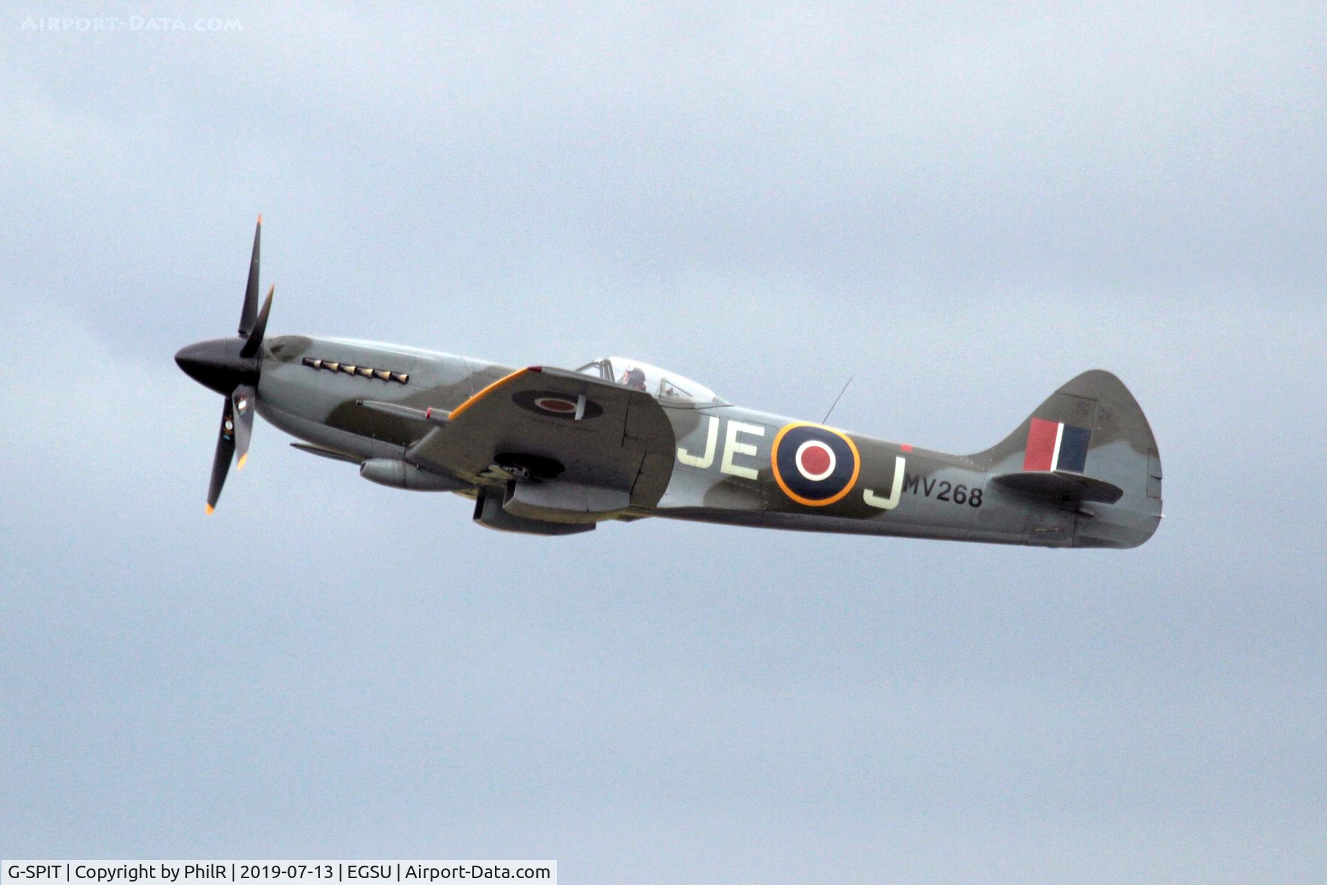 G-SPIT, 1944 Supermarine 379 Spitfire FR.XIV C/N 6S/649205, MV268 (MV293) 1944 VS Spitfire XIV Duxford