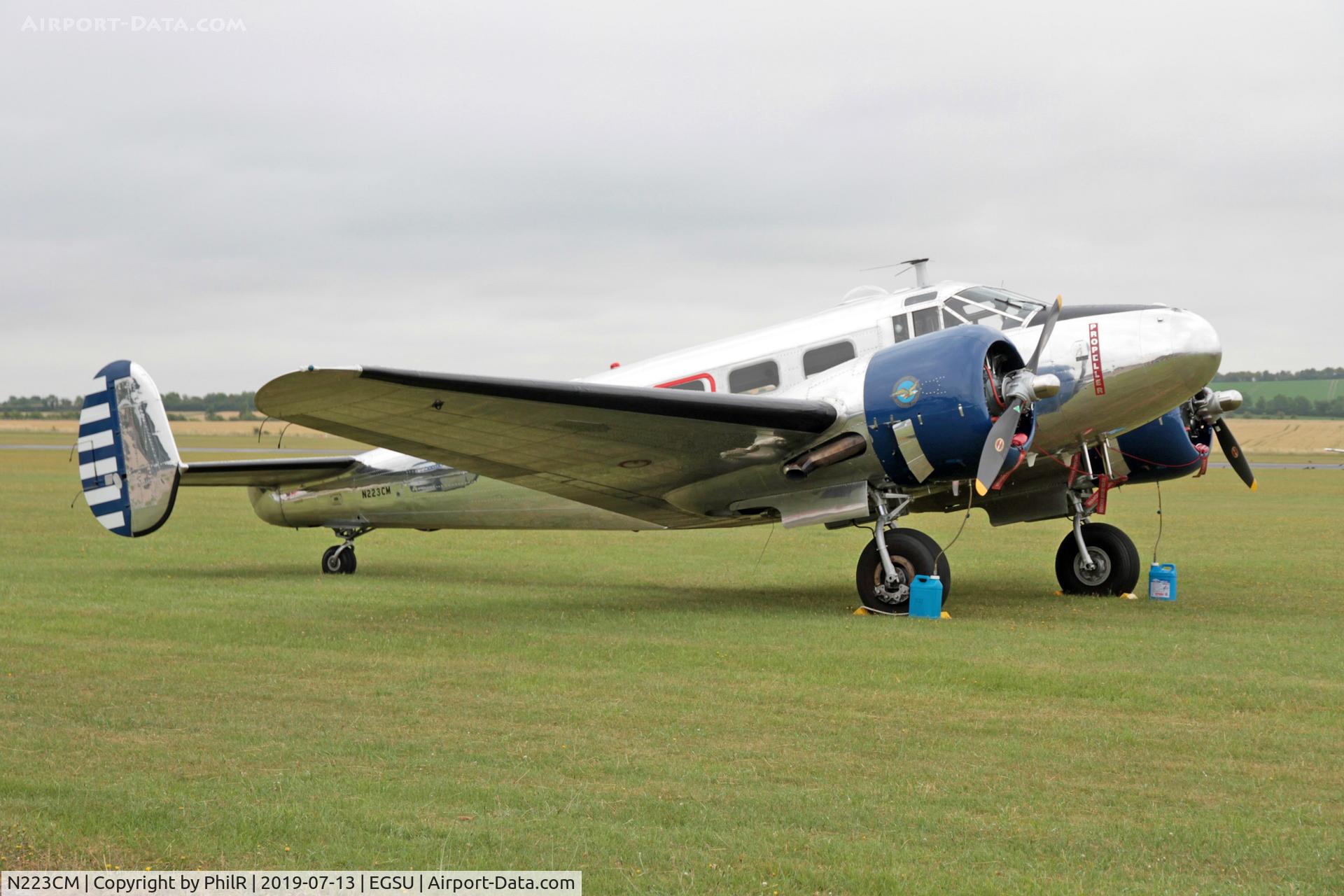 N223CM, 1952 Beech D18S C/N CA223, N223CM 1952 Beech D18S Duxford