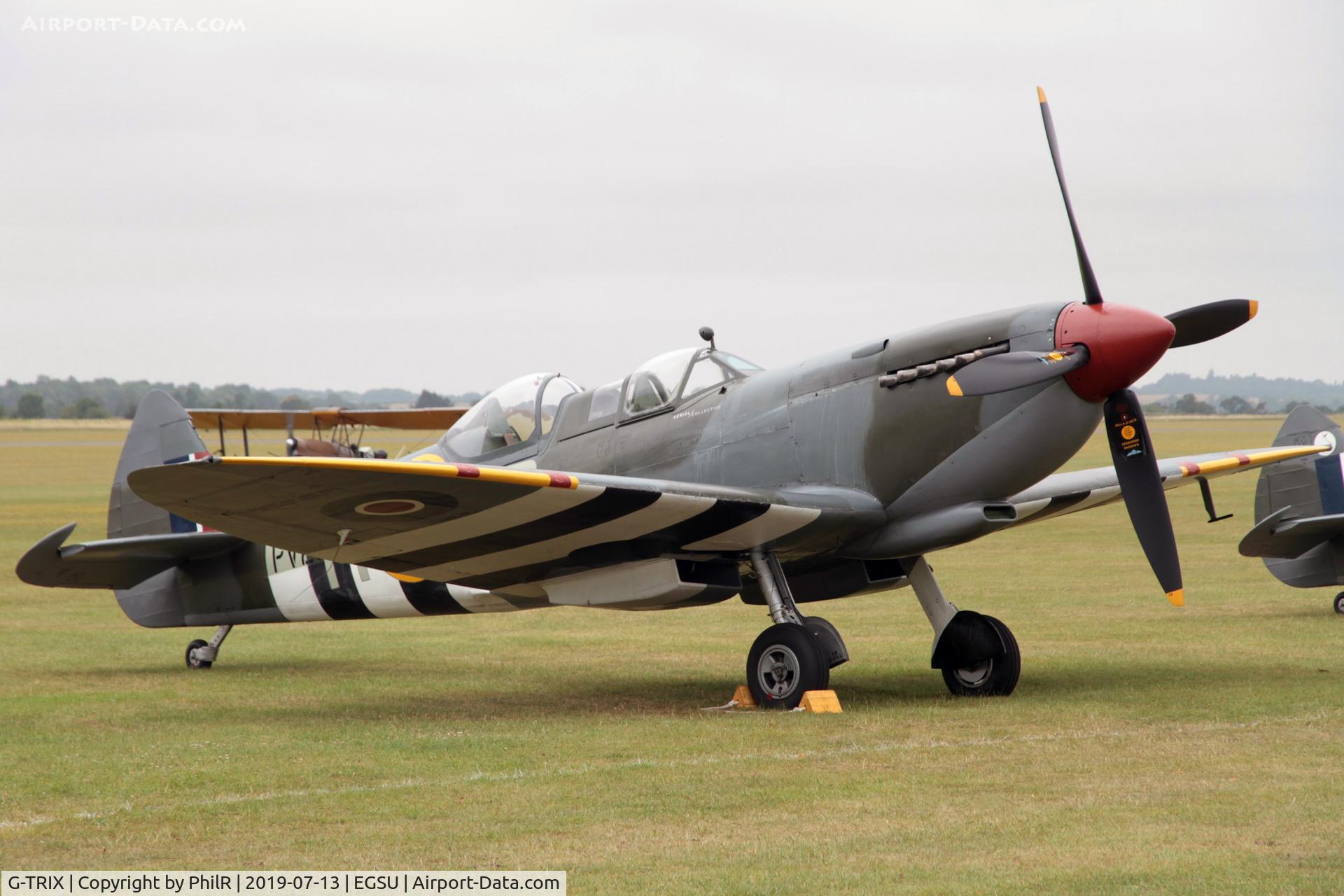 G-TRIX, 1944 Supermarine 509 Spitfire TR.IXc C/N CBAF.9590, PV202 (G-TRIX) 1944 VS Spitfire lXT Duxford