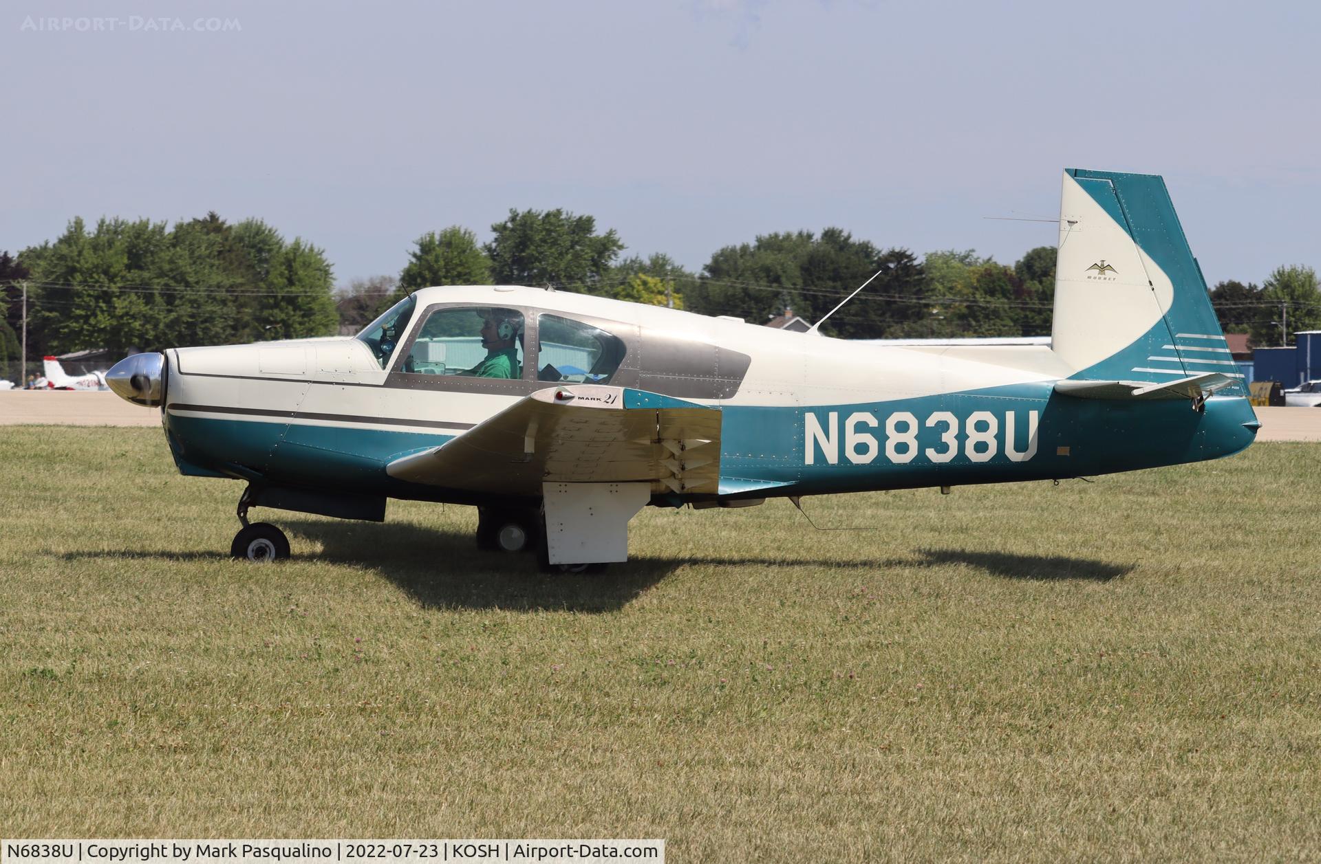 N6838U, 1963 Mooney M20C Ranger C/N 2543, Mooney M20C