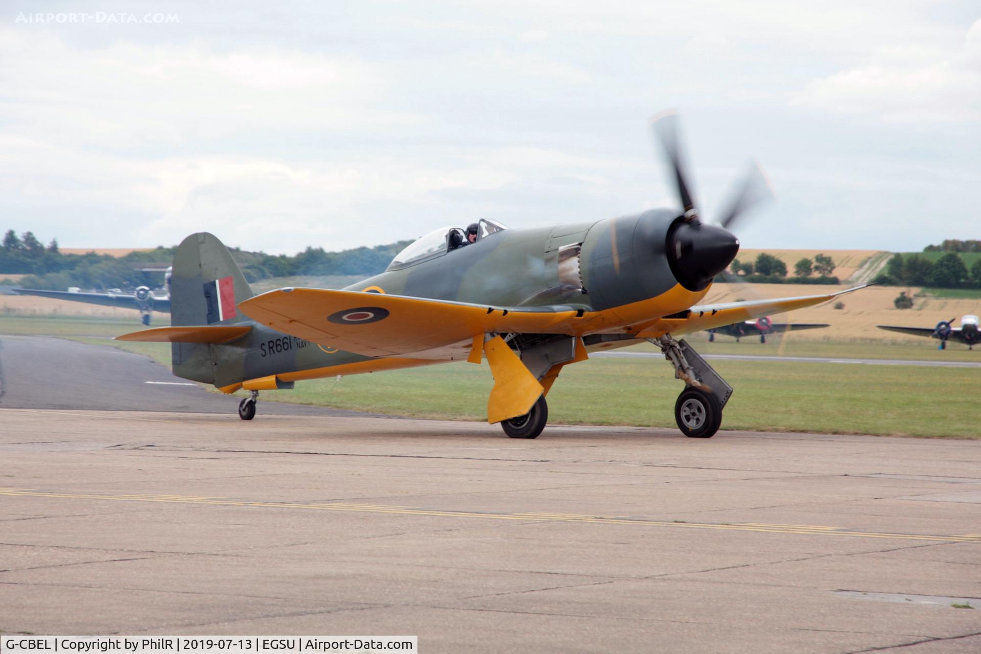 G-CBEL, 1953 Hawker Fury FB11 C/N 37539, SR661 (G-CBEL) 1953 Hawker Sea Fury FB11 RN  Duxford