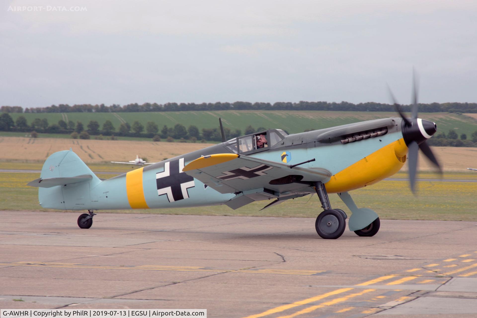 G-AWHR, 1959 Hispano HA-1112-M1L Buchon C/N 220, 'White 5' (G-AWHR) 1959 HA1112 M1L Bouchon Duxford