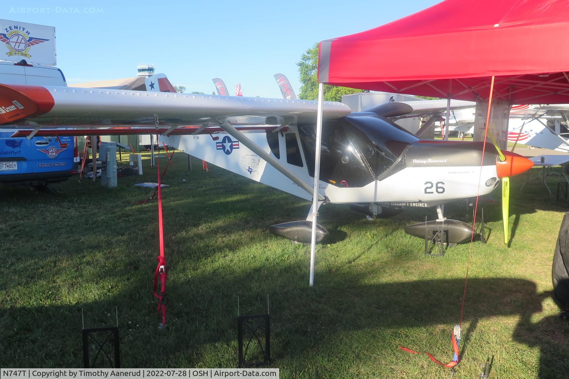 N747T, 2019 Zenith CH-750 Cruzer C/N C75-10838, 2019 Zenith CH-750 Cruzer, c/n: C75-10838. AirVenture 2022