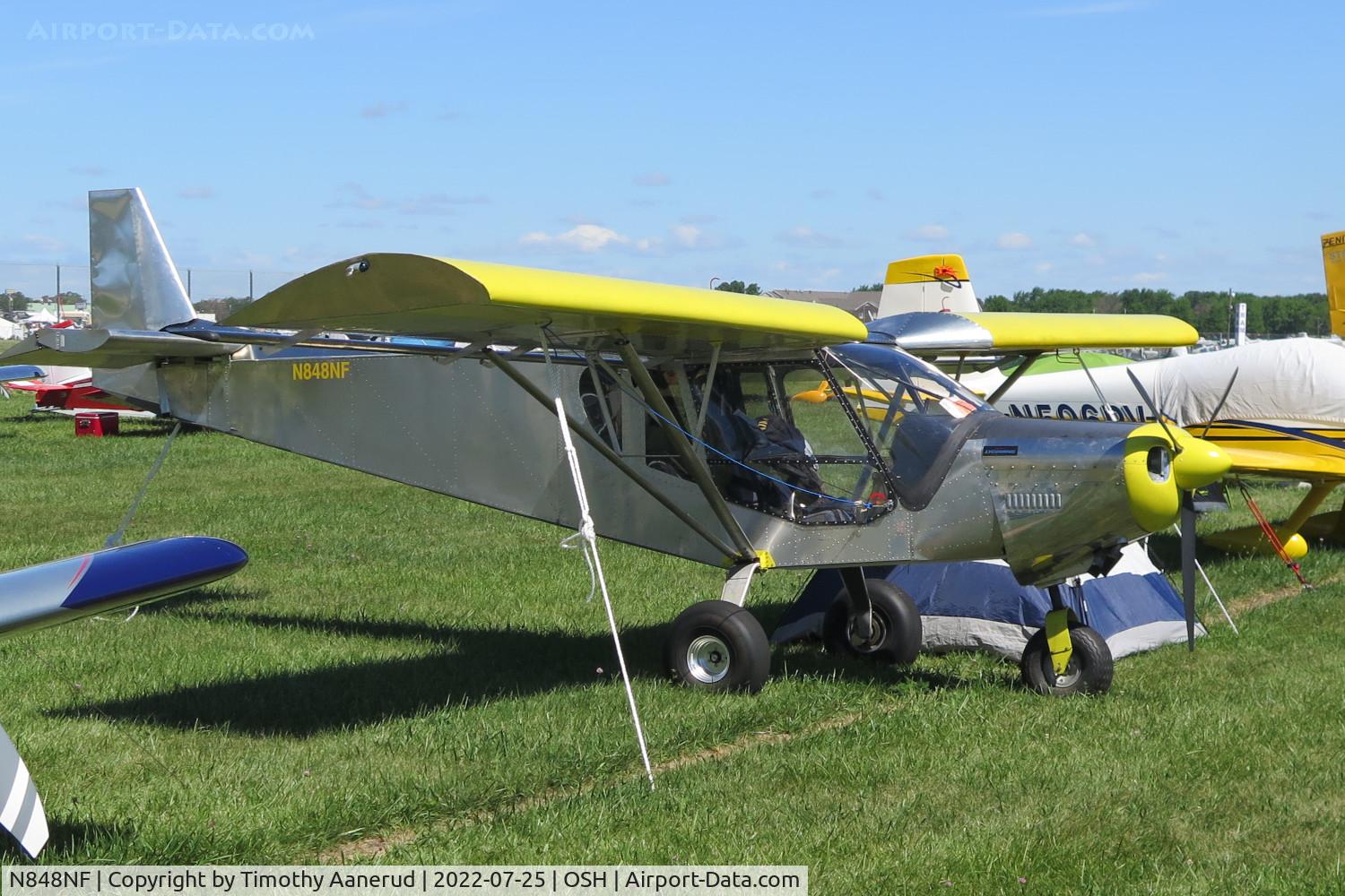 N848NF, 2018 Zenith CH-750 STOL C/N 75-8022, 2018 ZENITH AIRCRAFT CH-750 STOL, c/n: 75-8022, AirVenture 2022.  Custom nose rib on this wing