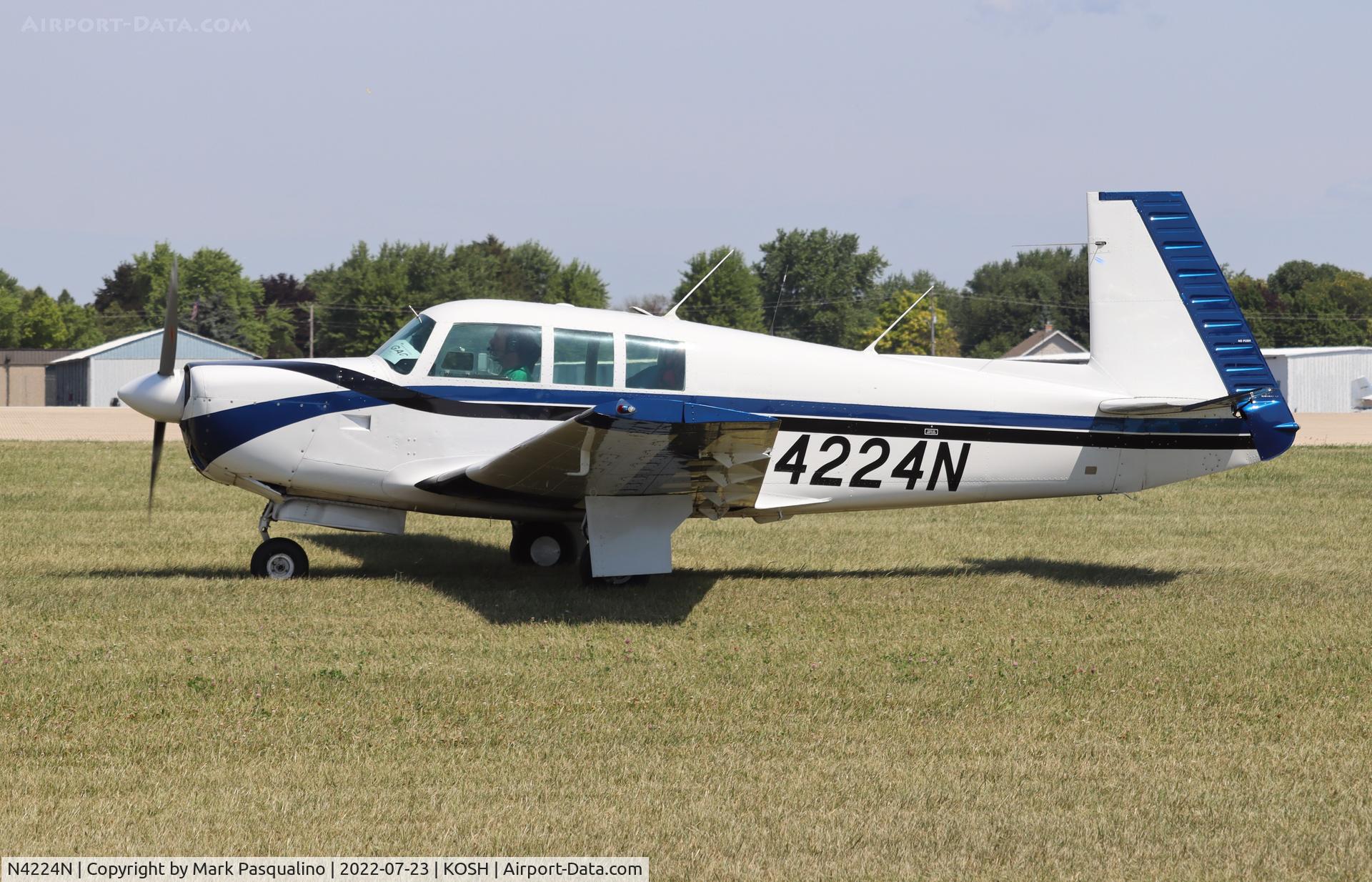 N4224N, 1974 Mooney M20F Executive C/N 220065, Mooney M20F