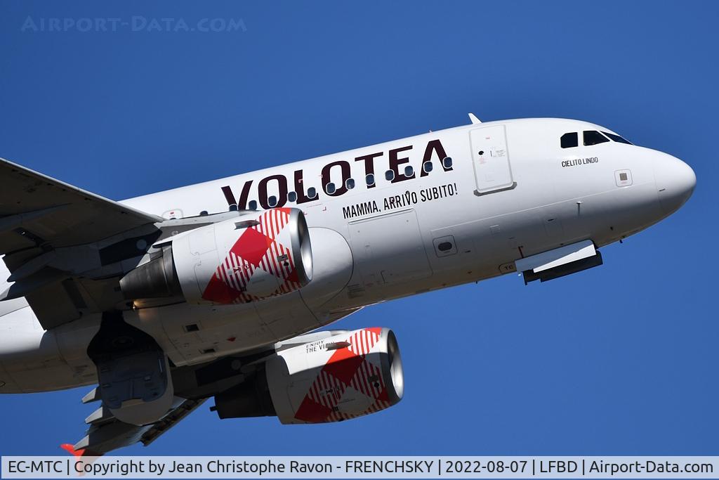 EC-MTC, 2004 Airbus A319-111 C/N 2258, Bordeaux (BOD)	Ajaccio (AJA)	V72604