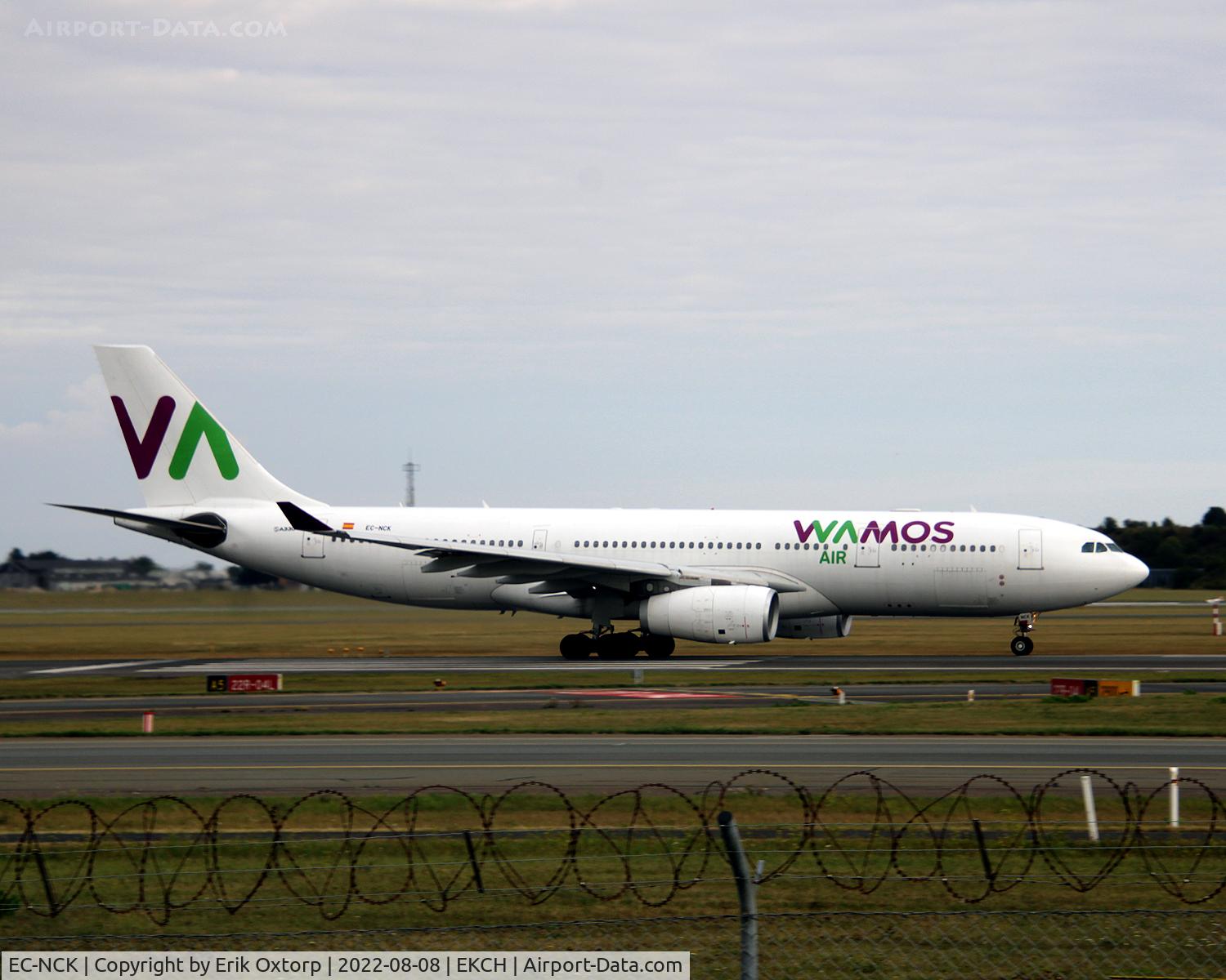 EC-NCK, 2007 Airbus A330-243 C/N 840, EC-NCK taking off rw 22R