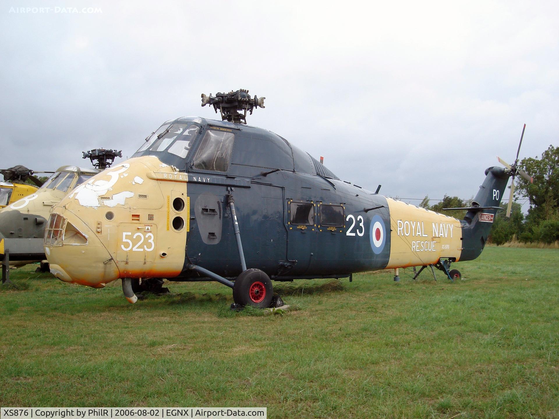 XS876, Westland Wessex HAS.1 C/N WA256, Royal Navy Westland WS58 Wessex HAS1 XS876 East Midlands Aeropark