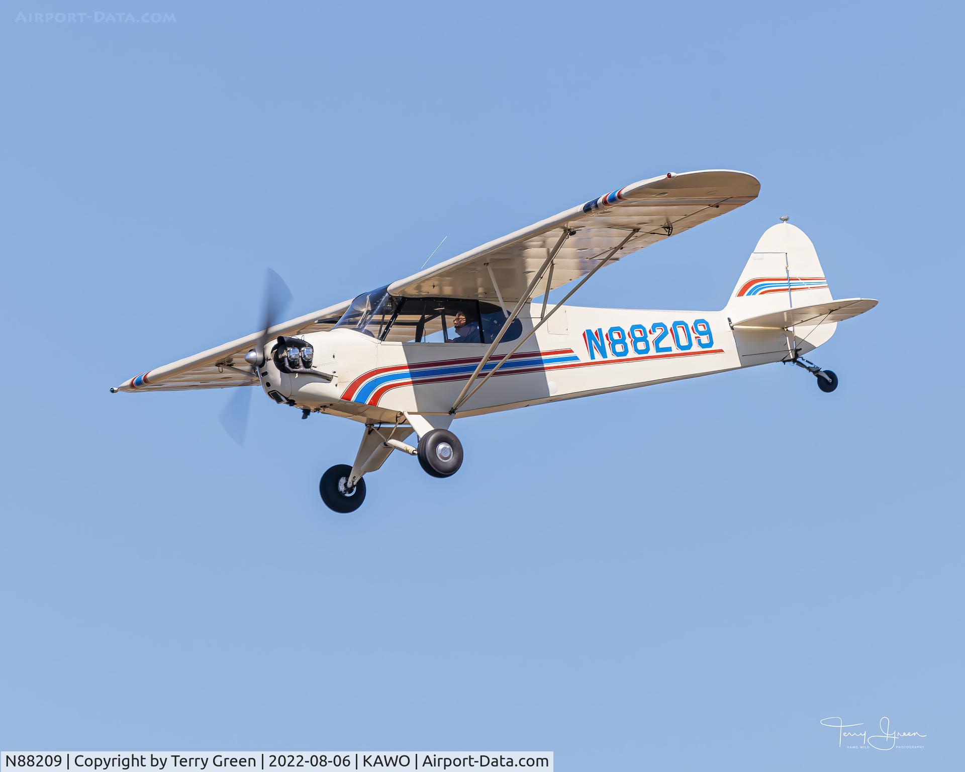 N88209, 1946 Piper J3C-65 Cub C/N 15826, KAWO