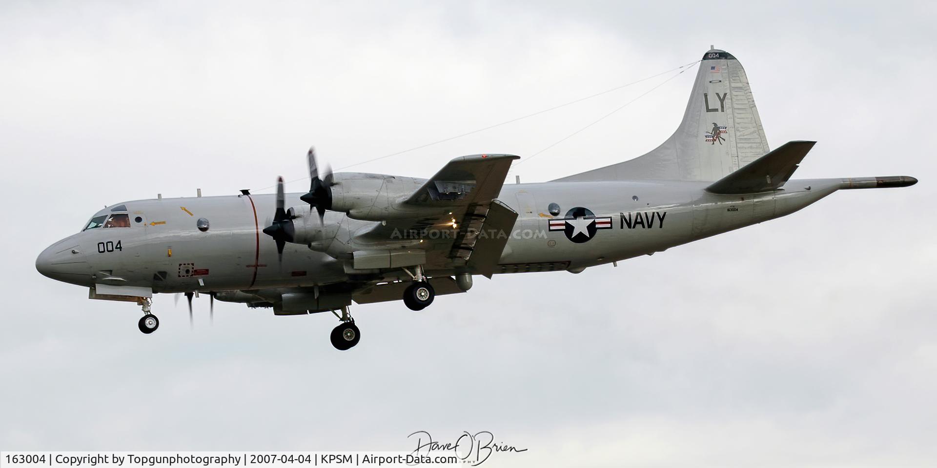 163004, Lockheed P-3C Orion C/N 285G-5811, Navy LY04 working 34