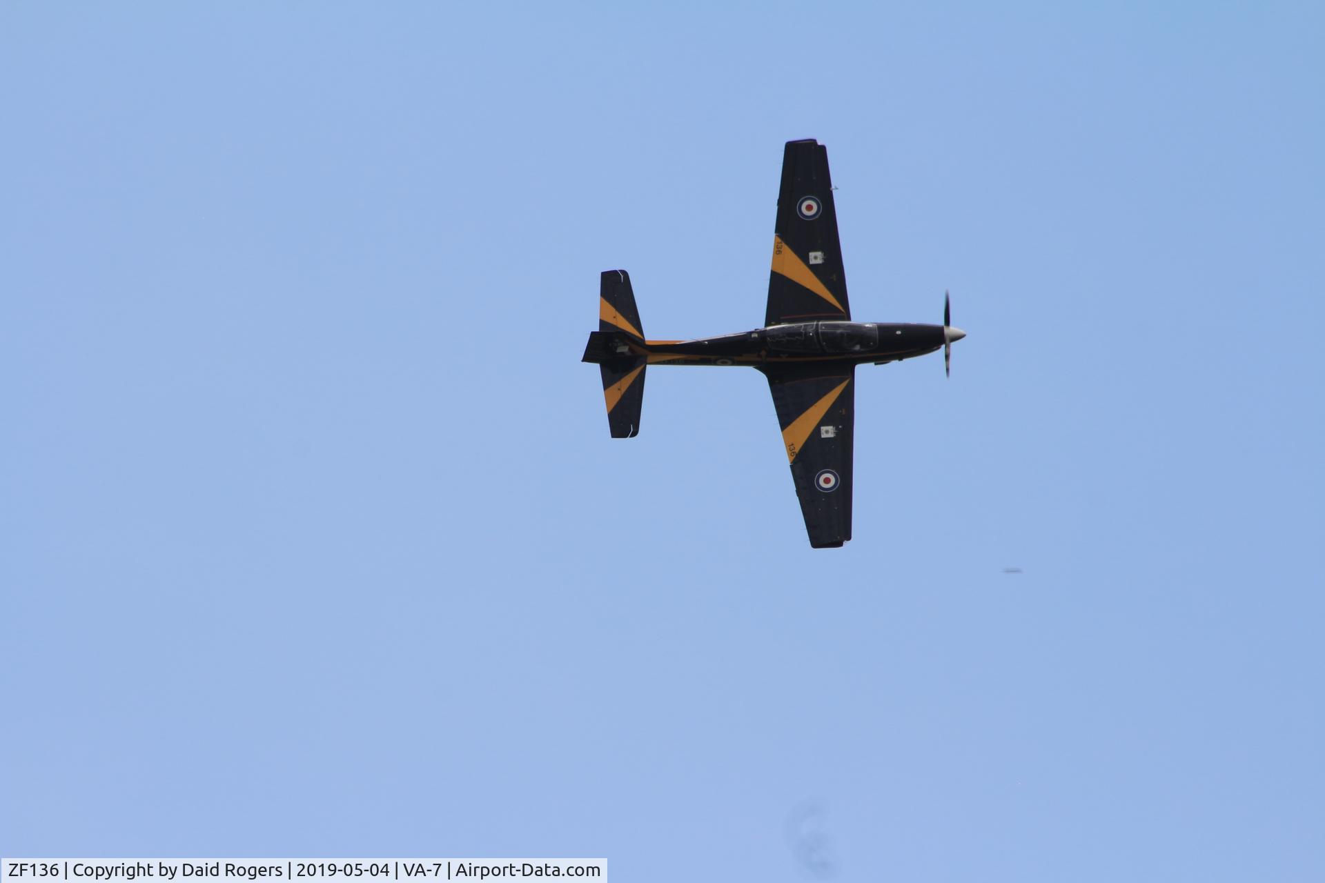 ZF136, 1990 Short S-312 Tucano T1 C/N S2.T2, Manassas Airshow