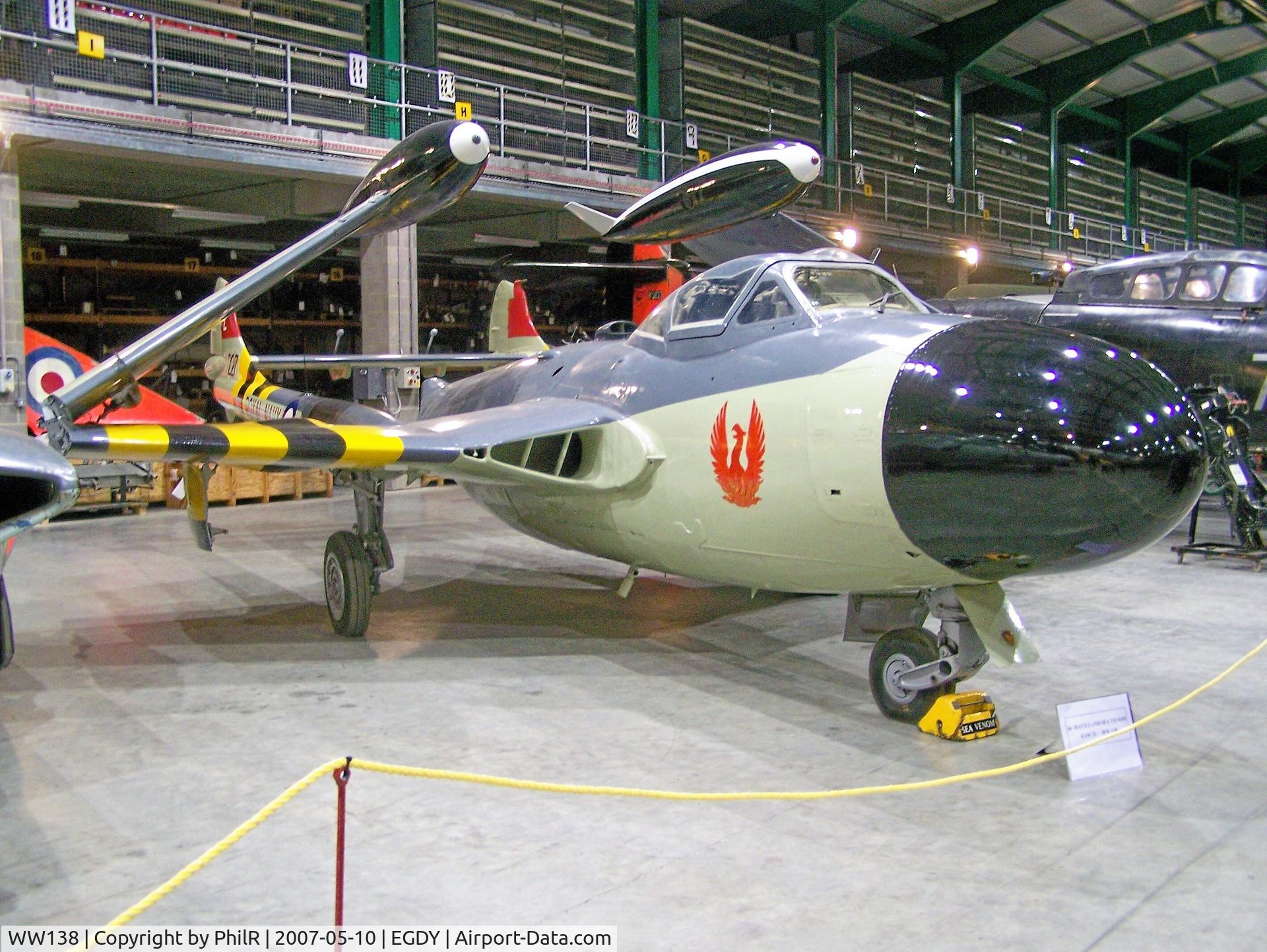 WW138, De Havilland DH-112 Sea Venom FAW.22 C/N 12712, DH112 Sea Venom FAW22 WW138 FAA Museum Yeovilton