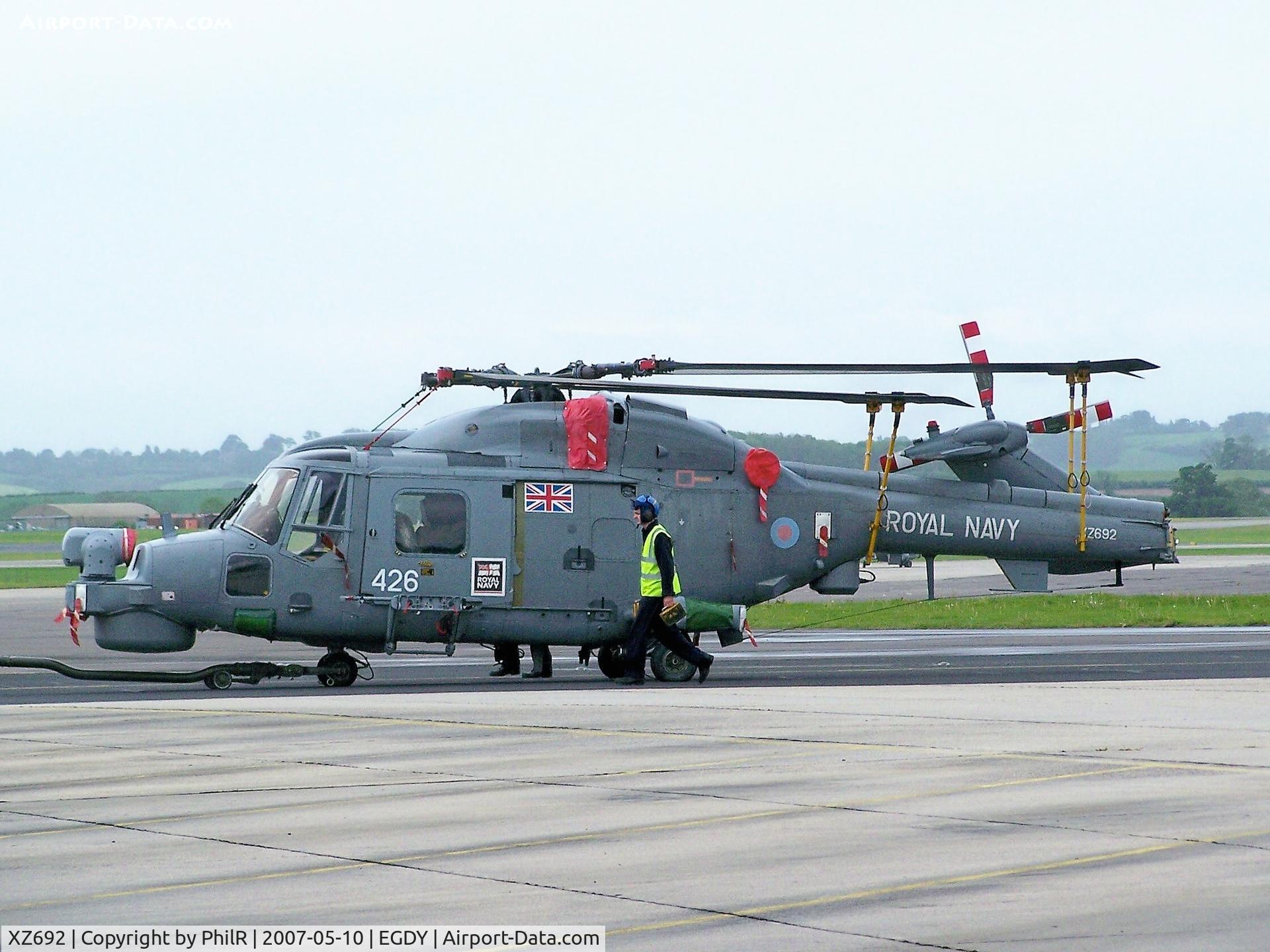 XZ692, 1979 Westland Lynx HAS.3 C/N 121, 1979 Westland Lynx HMA8 XZ692 FAA Museum Yeovilton