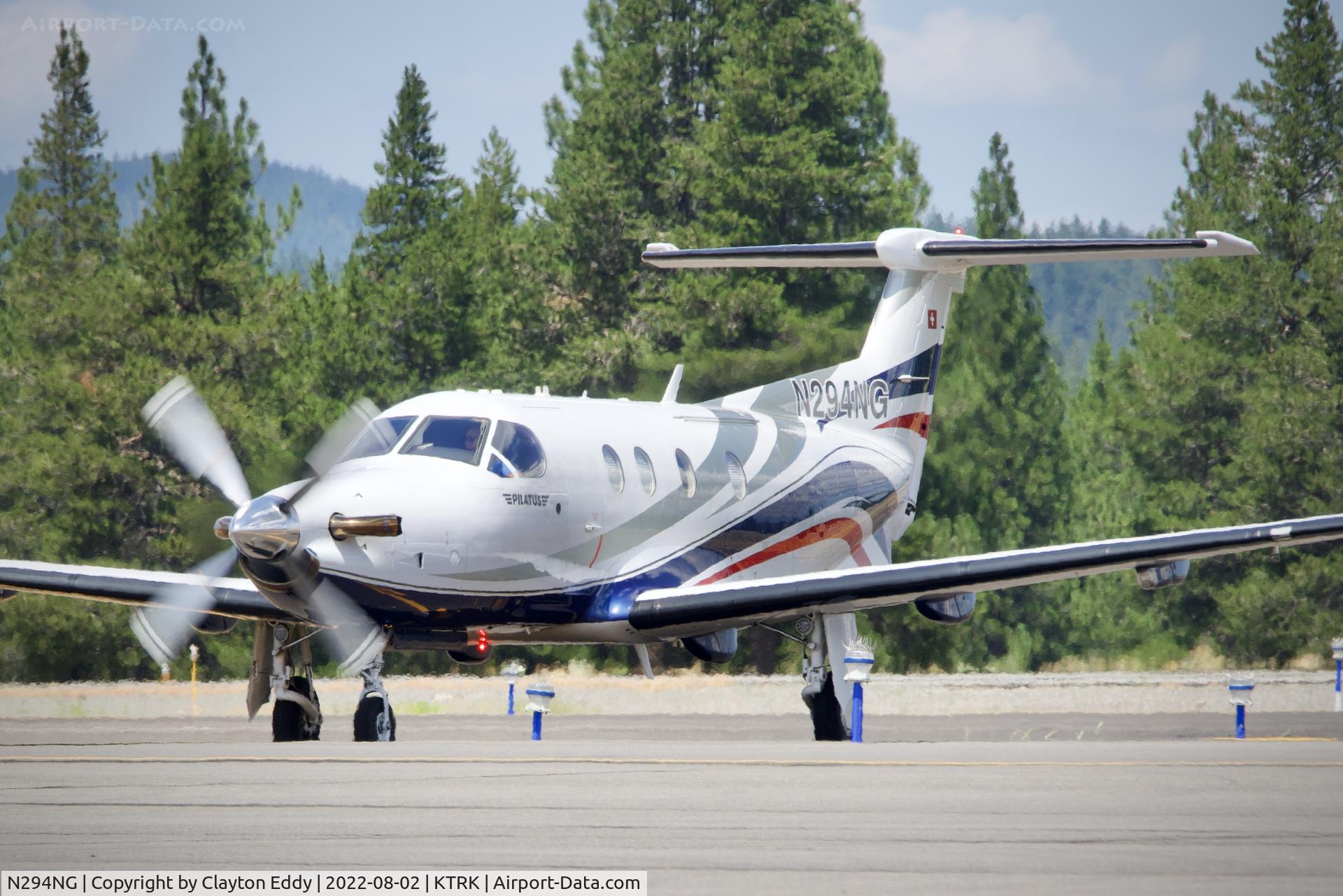 N294NG, 2011 Pilatus PC-12/47E C/N 1294, Truckee airport in California 2022.