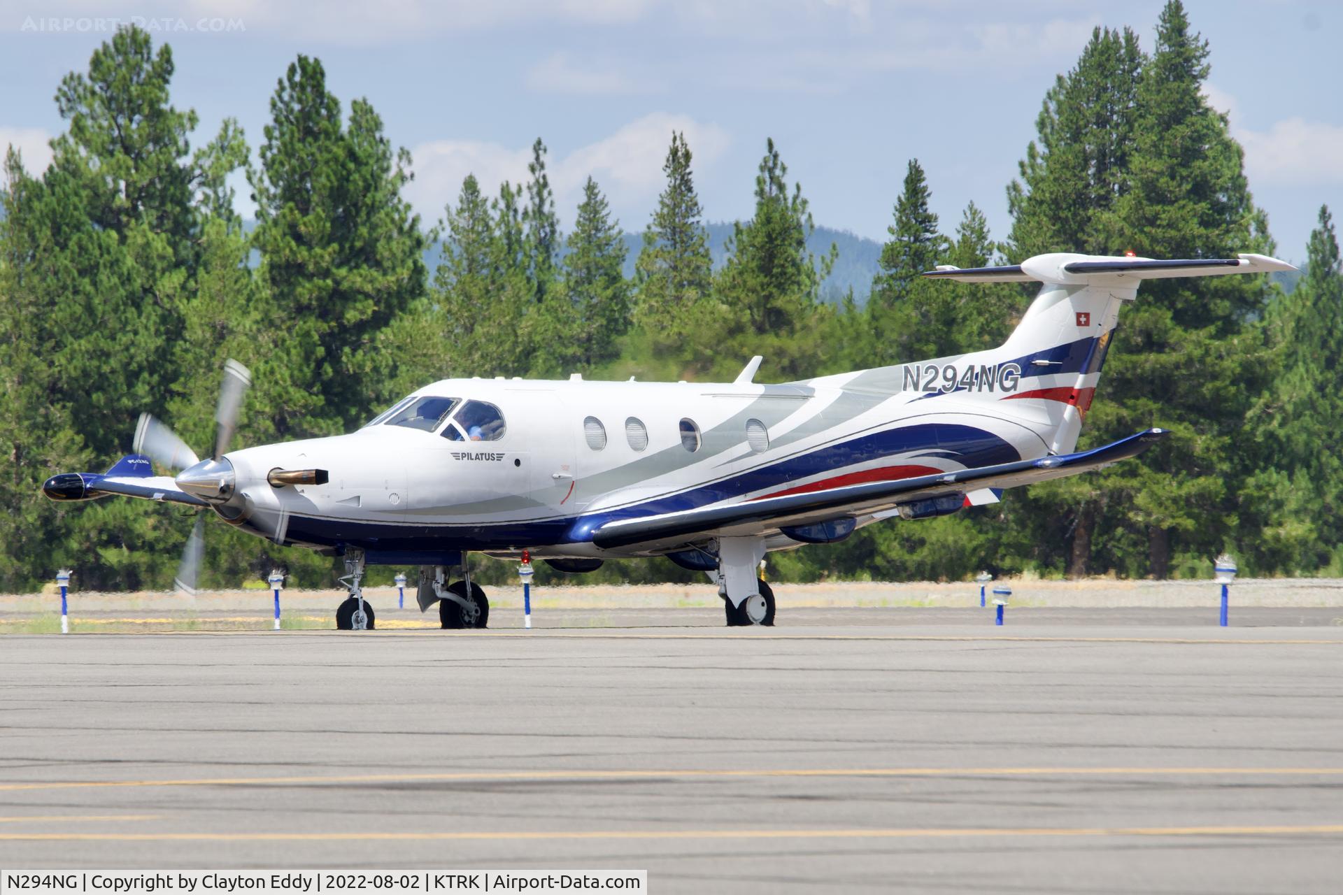 N294NG, 2011 Pilatus PC-12/47E C/N 1294, Truckee airport in California 2022.